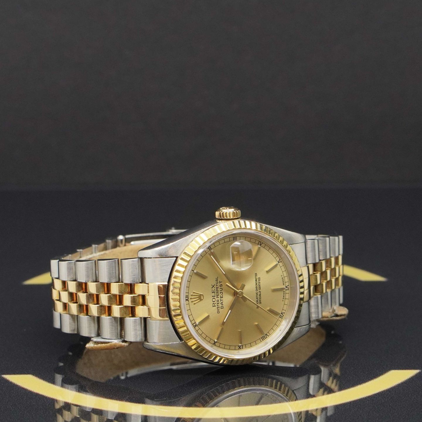 Rolex Datejust 36 16233 (1995) - Goud wijzerplaat 36mm Goud/Staal (5/6)