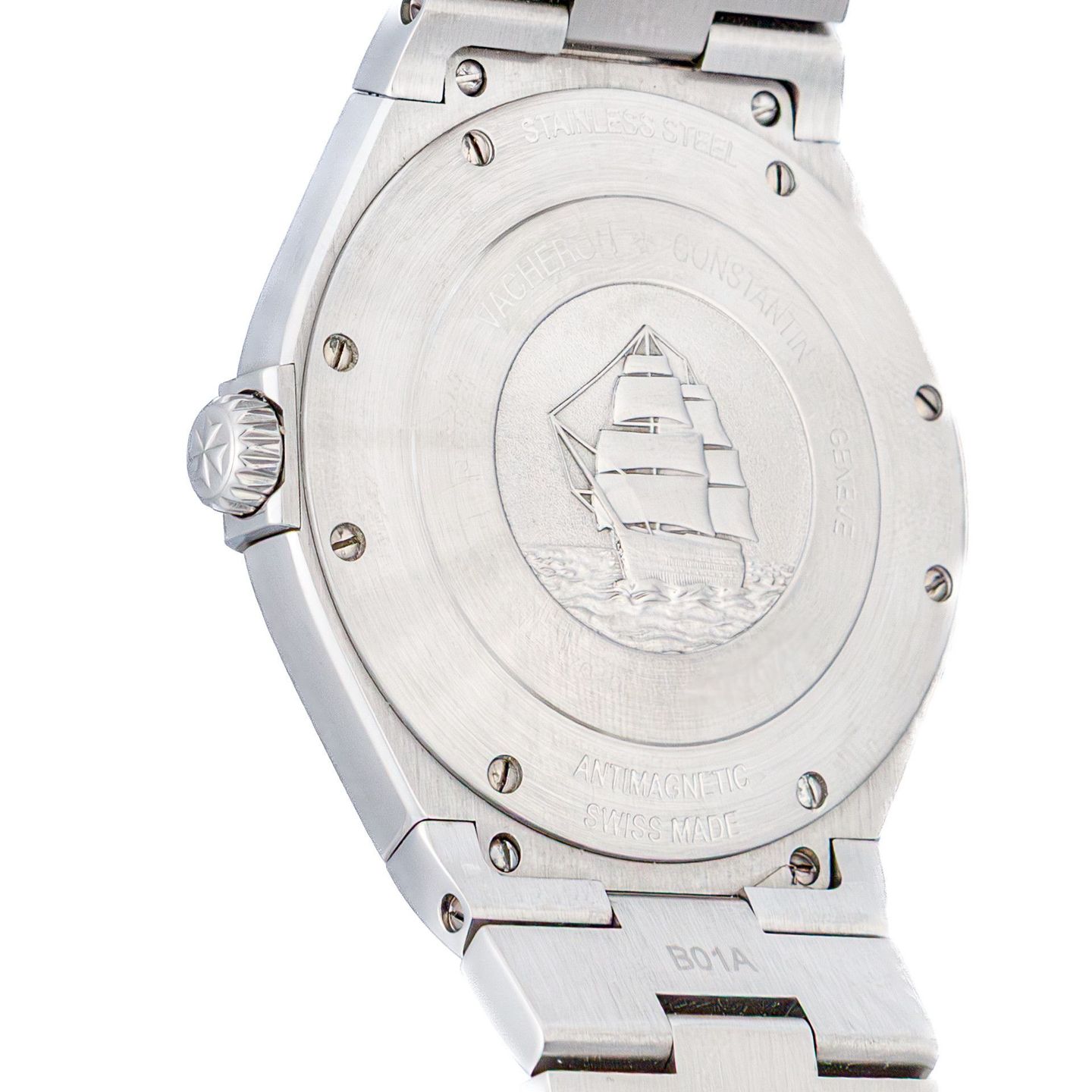 Vacheron Constantin Overseas 47040/B01A-9093 (Unknown (random serial)) - Silver dial 43 mm Steel case (3/6)