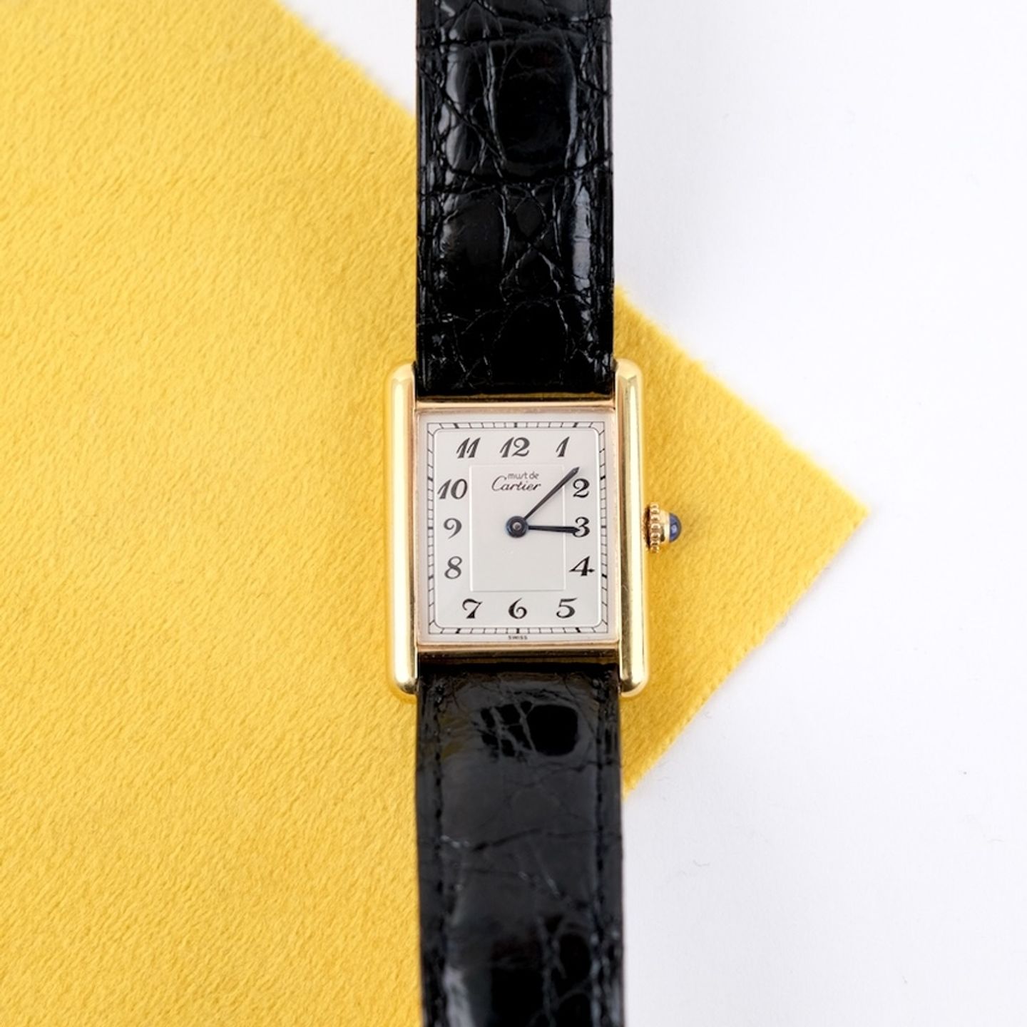 Cartier Tank Vermeil 590005 (Onbekend (willekeurig serienummer)) - 23mm (2/8)