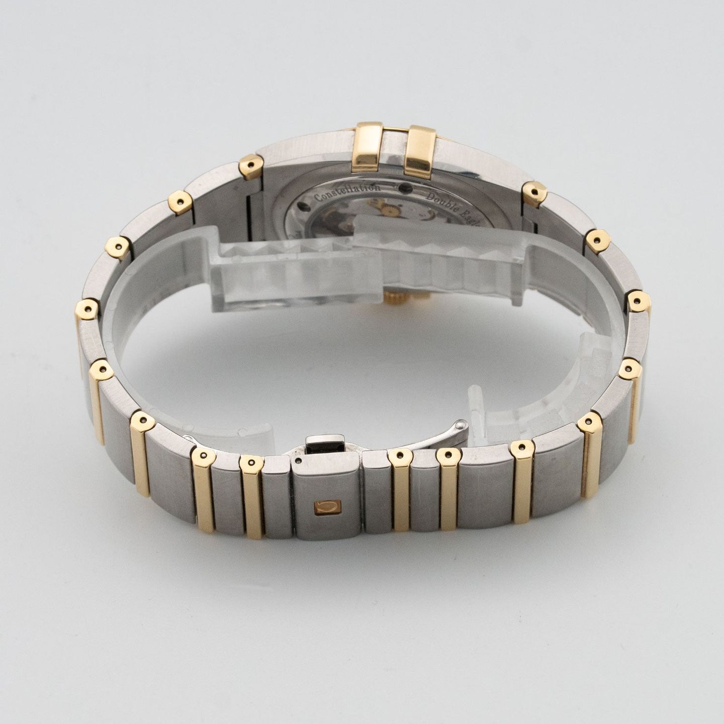 Omega Constellation Double Eagle 1203.30.00 (2007) - Silver dial 38 mm Gold/Steel case (4/6)