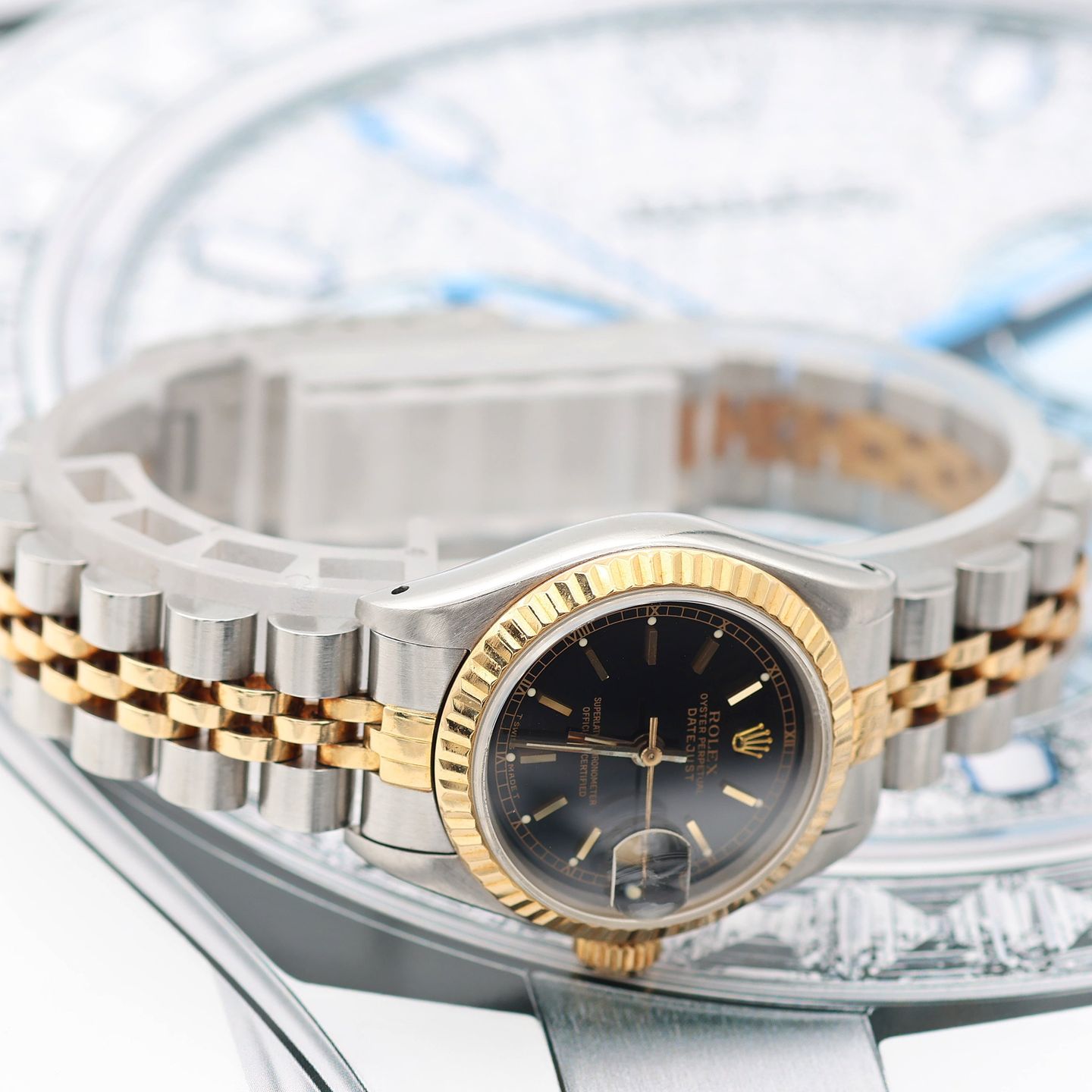 Rolex Lady-Datejust 69173 (Unknown (random serial)) - 26 mm Gold/Steel case (6/8)