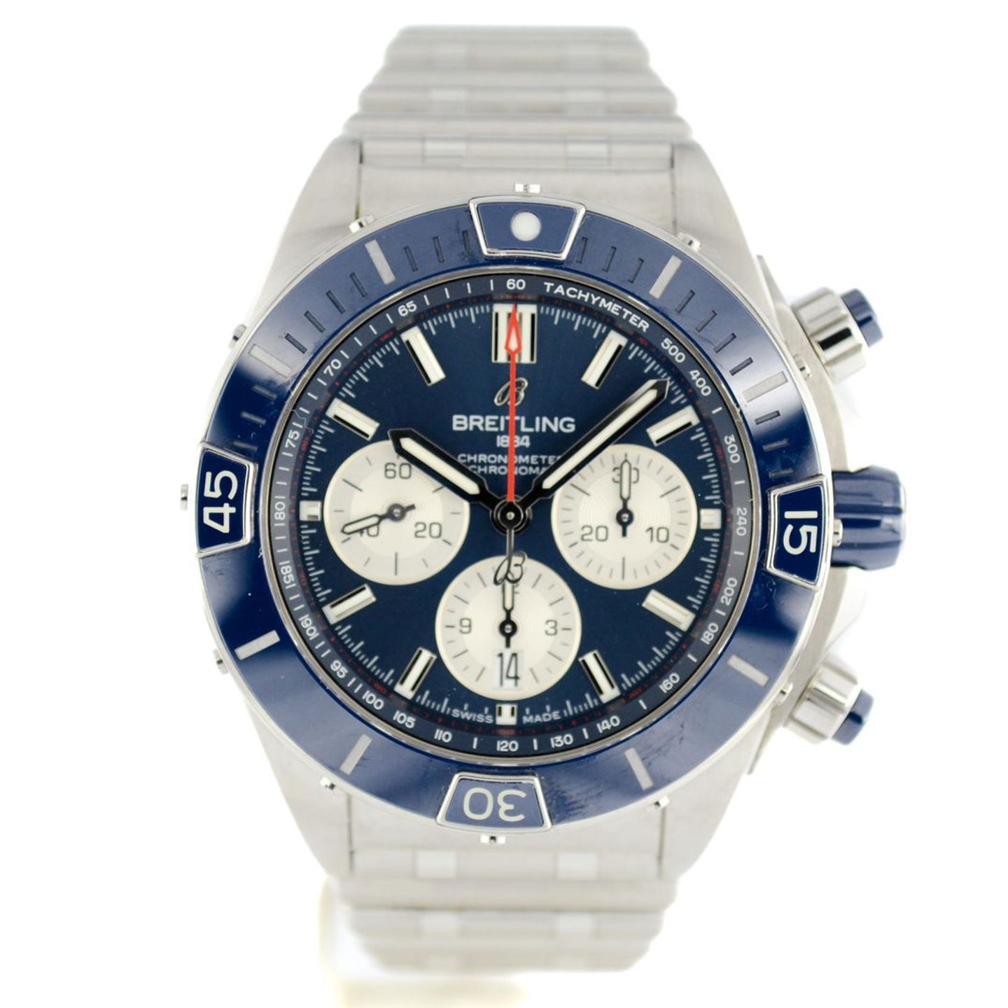 Breitling Chronomat AB0136161C1A1 (2024) - Blue dial 44 mm Steel case (1/7)
