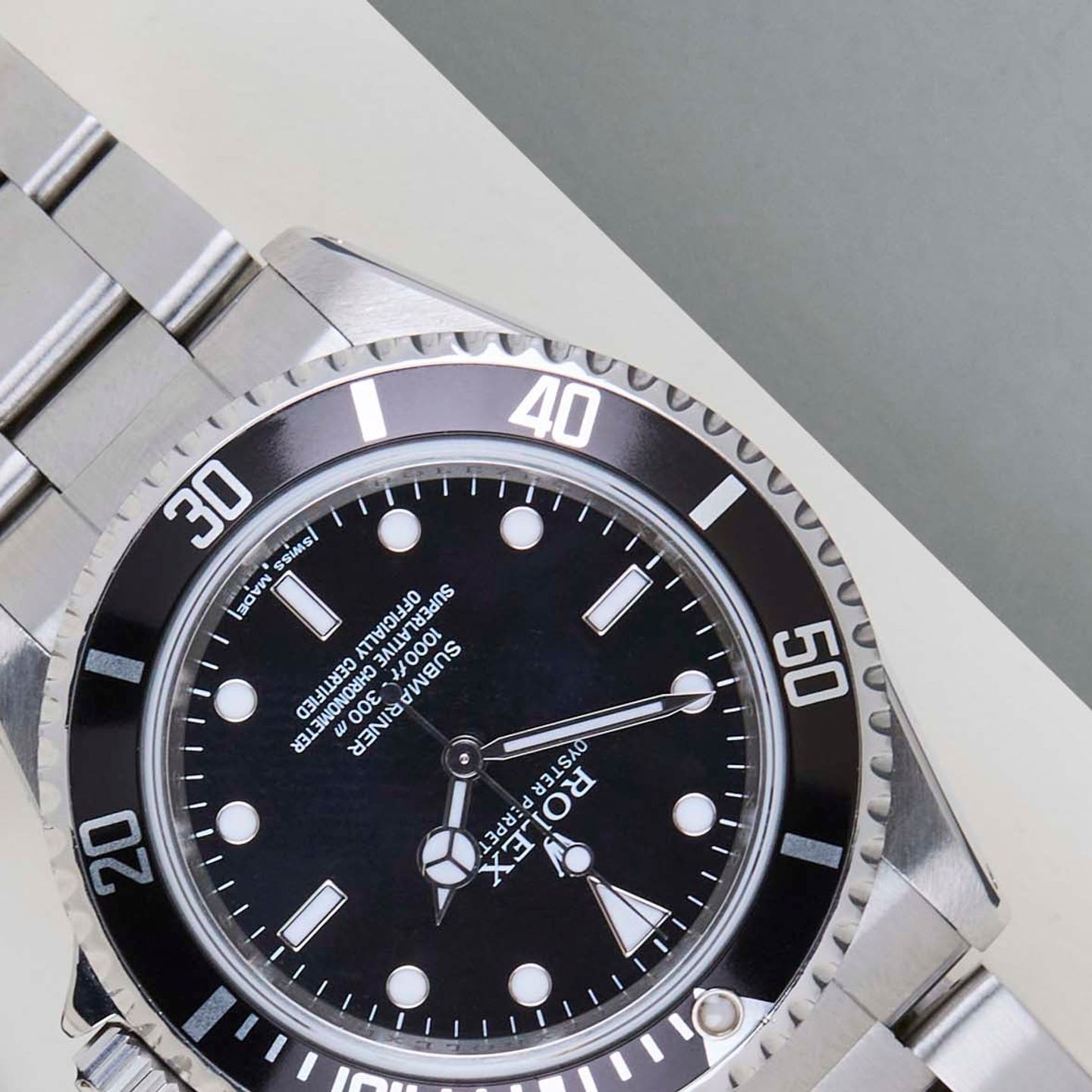 Rolex Submariner No Date 14060M (2011) - Zwart wijzerplaat 40mm Staal (4/8)