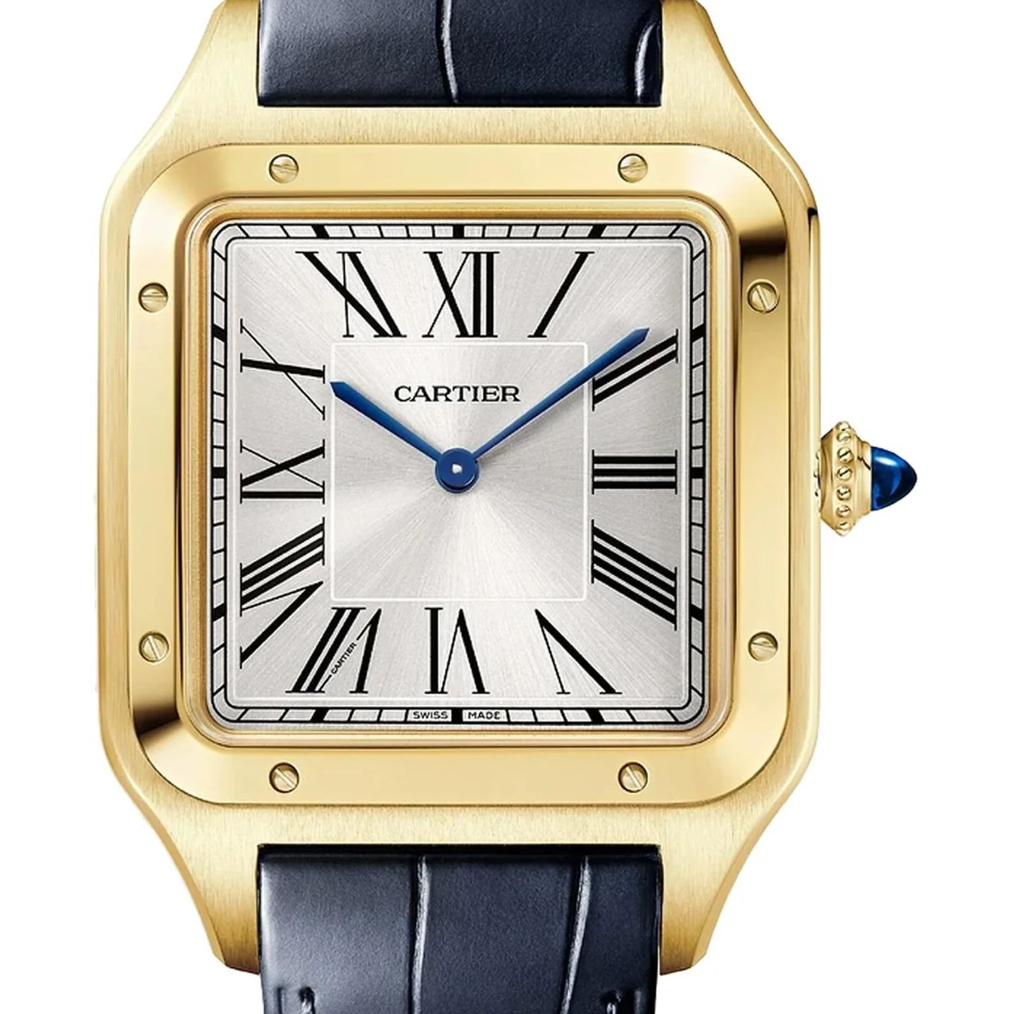 Cartier Santos Dumont WGSA0108 (2026) - Zilver wijzerplaat 34mm Geelgoud (1/1)