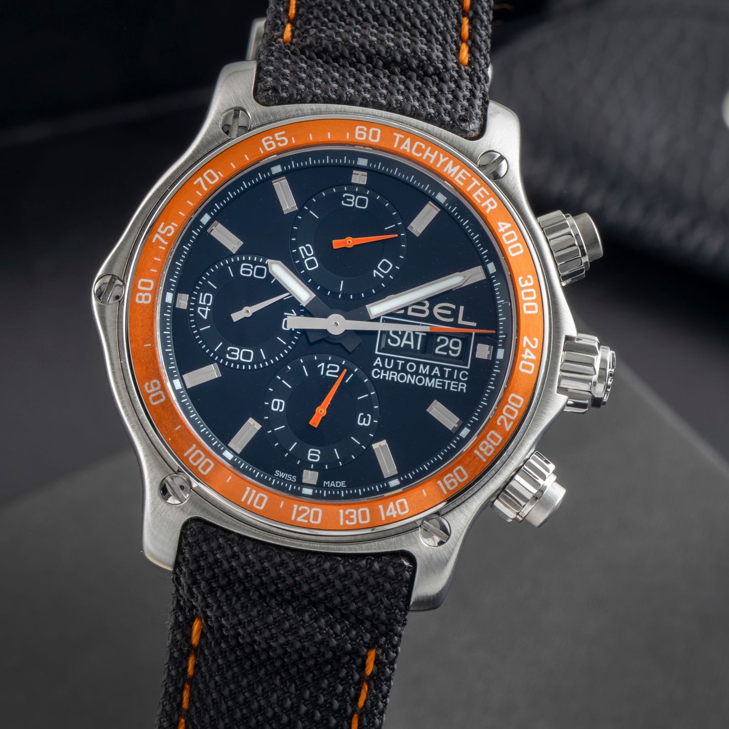 Ebel 1911 Discovery 9750L62 (Onbekend (willekeurig serienummer)) - Zilver wijzerplaat 44mm Staal (3/8)