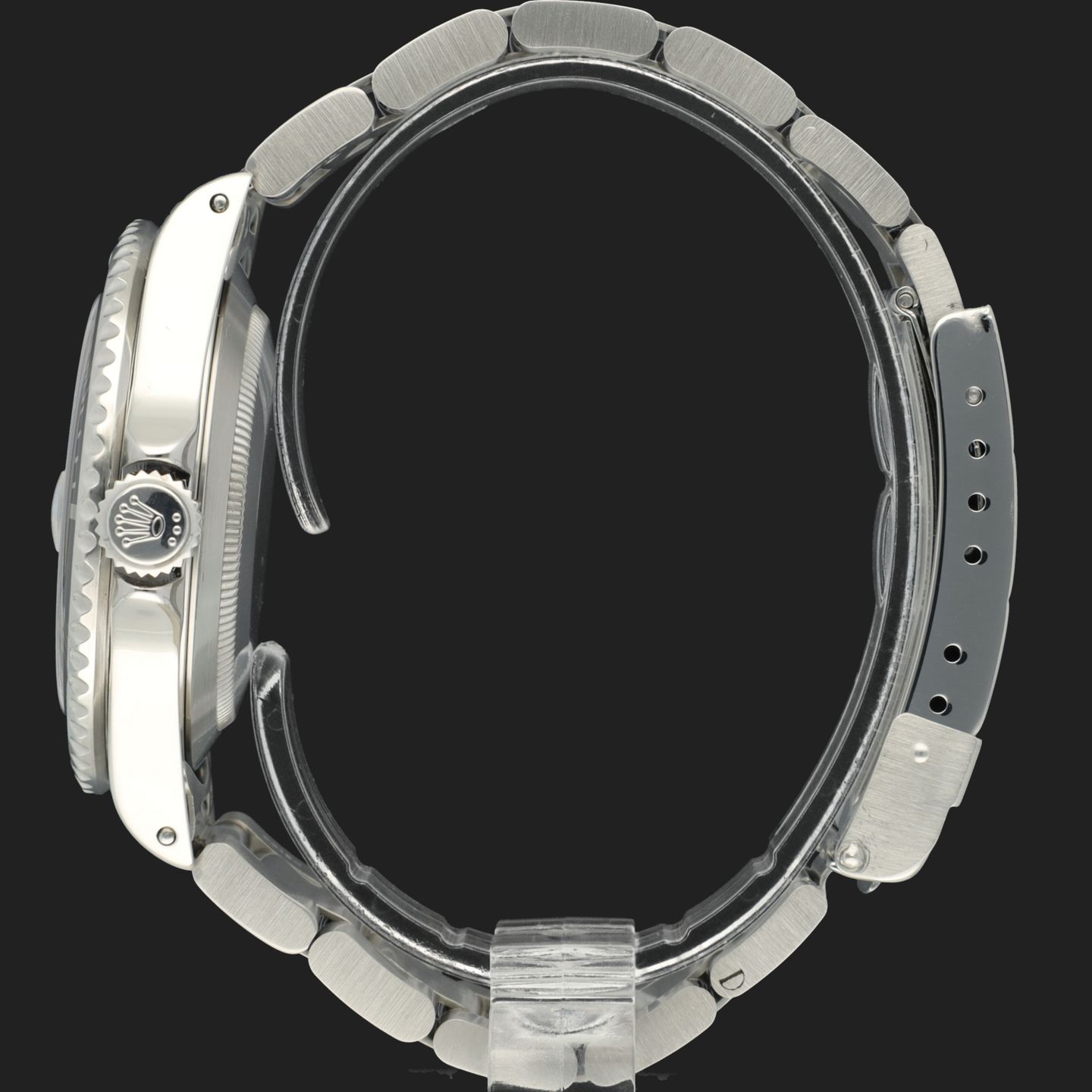 Rolex Submariner Date 16610 (1996) - Black dial 40 mm Steel case (7/8)