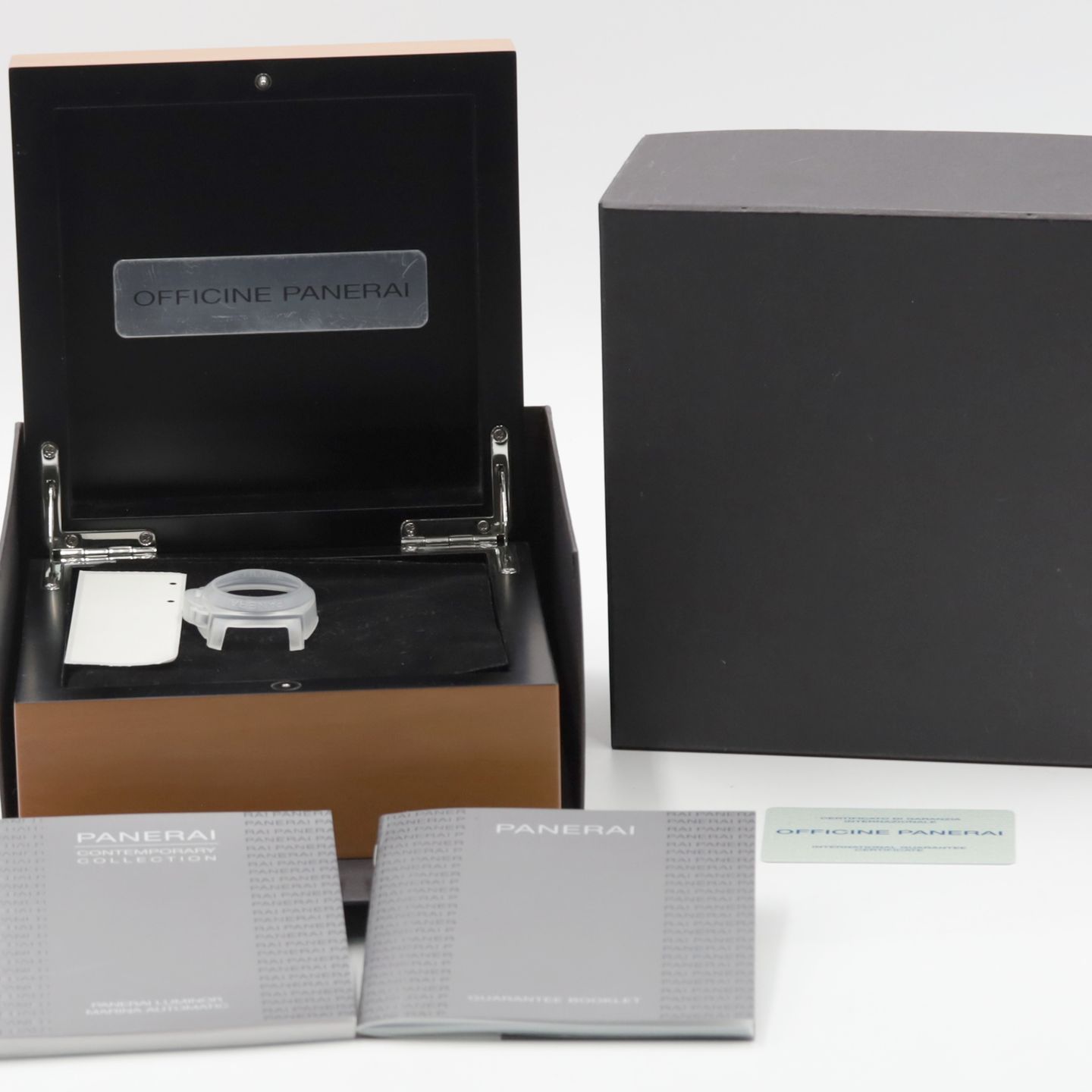 Panerai Luminor Marina Automatic PAM00048 (Unknown (random serial)) - Black dial 40 mm Steel case (8/8)