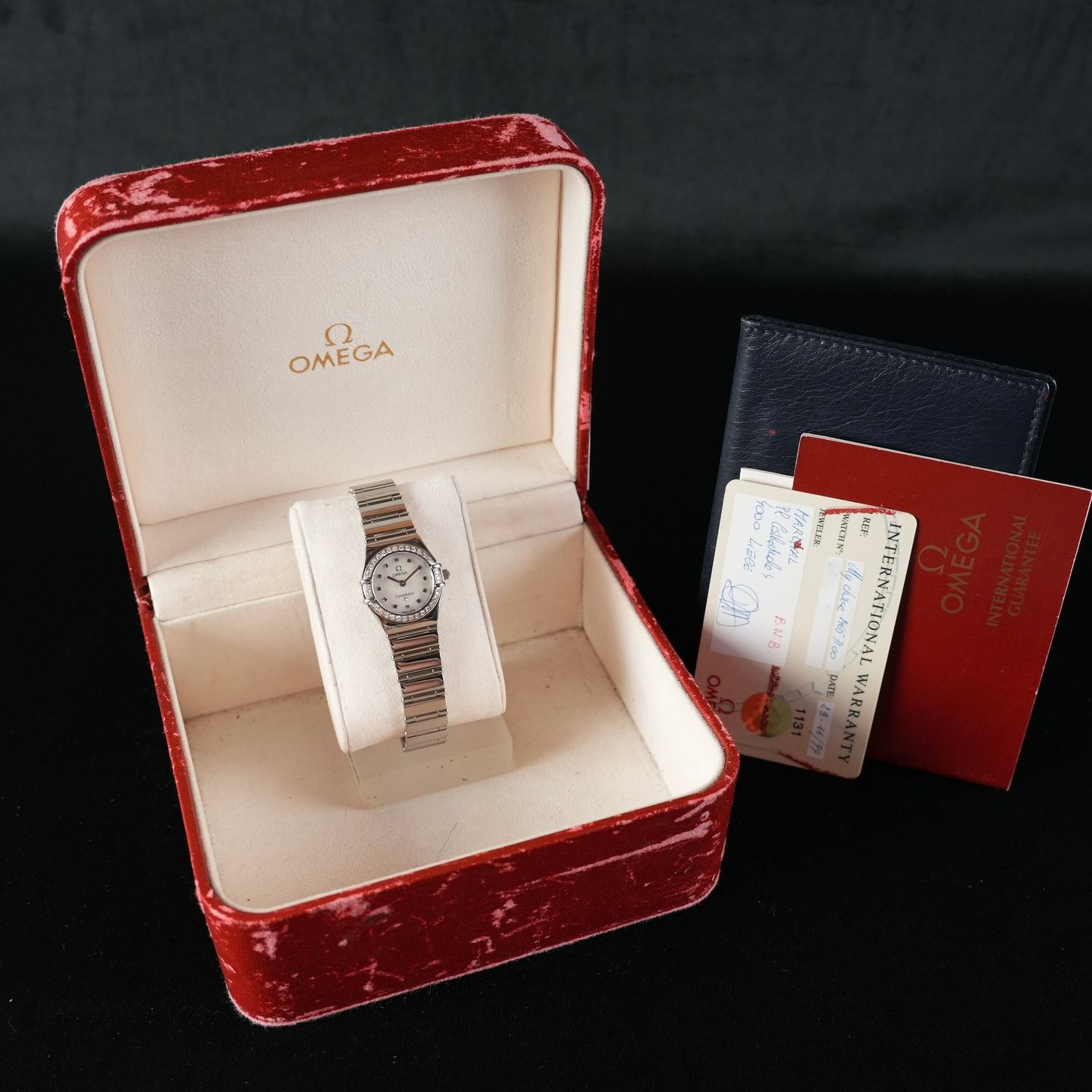 Omega Constellation Quartz 1465.71.00 (1999) - White dial 23 mm Steel case (8/8)