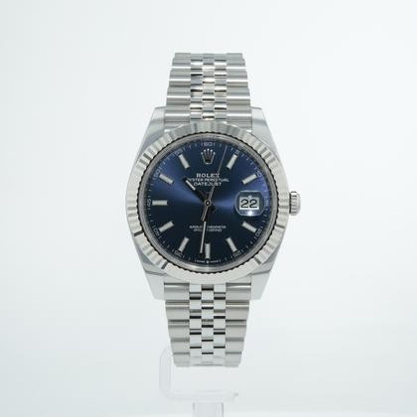 Rolex Datejust 41 126334 (2023) - Blue dial 41 mm White Gold case (4/8)