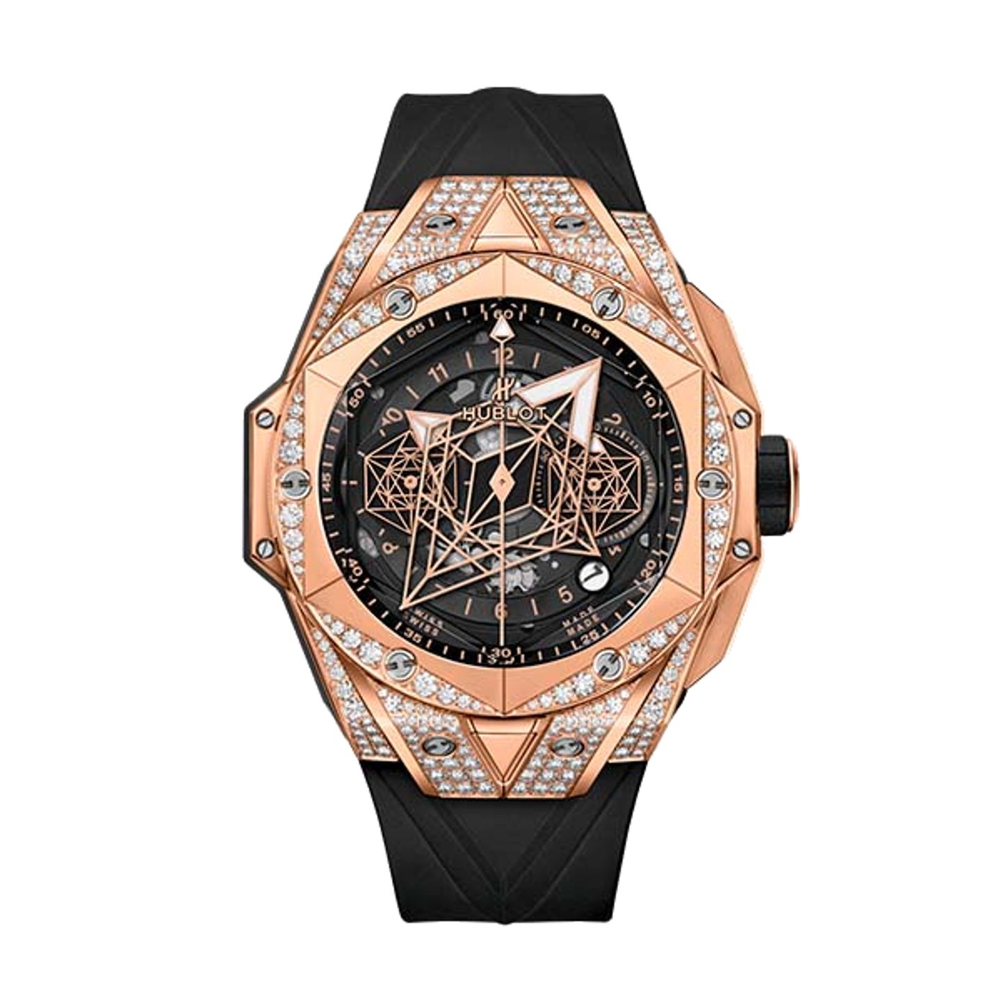 Hublot Big Bang Sang Bleu 418.OX.1108.RX.1604.MXM20 (2026) - Black dial 45 mm Rose Gold case (1/1)