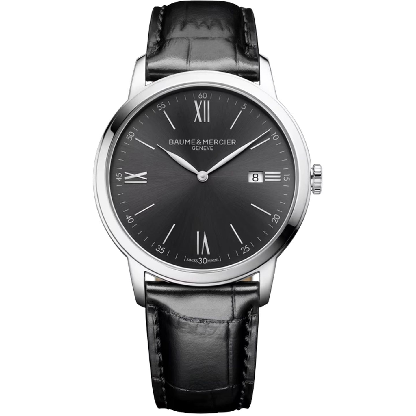 Baume & Mercier Classima M0A10416 (2026) - Grijs wijzerplaat 42mm Staal (1/1)
