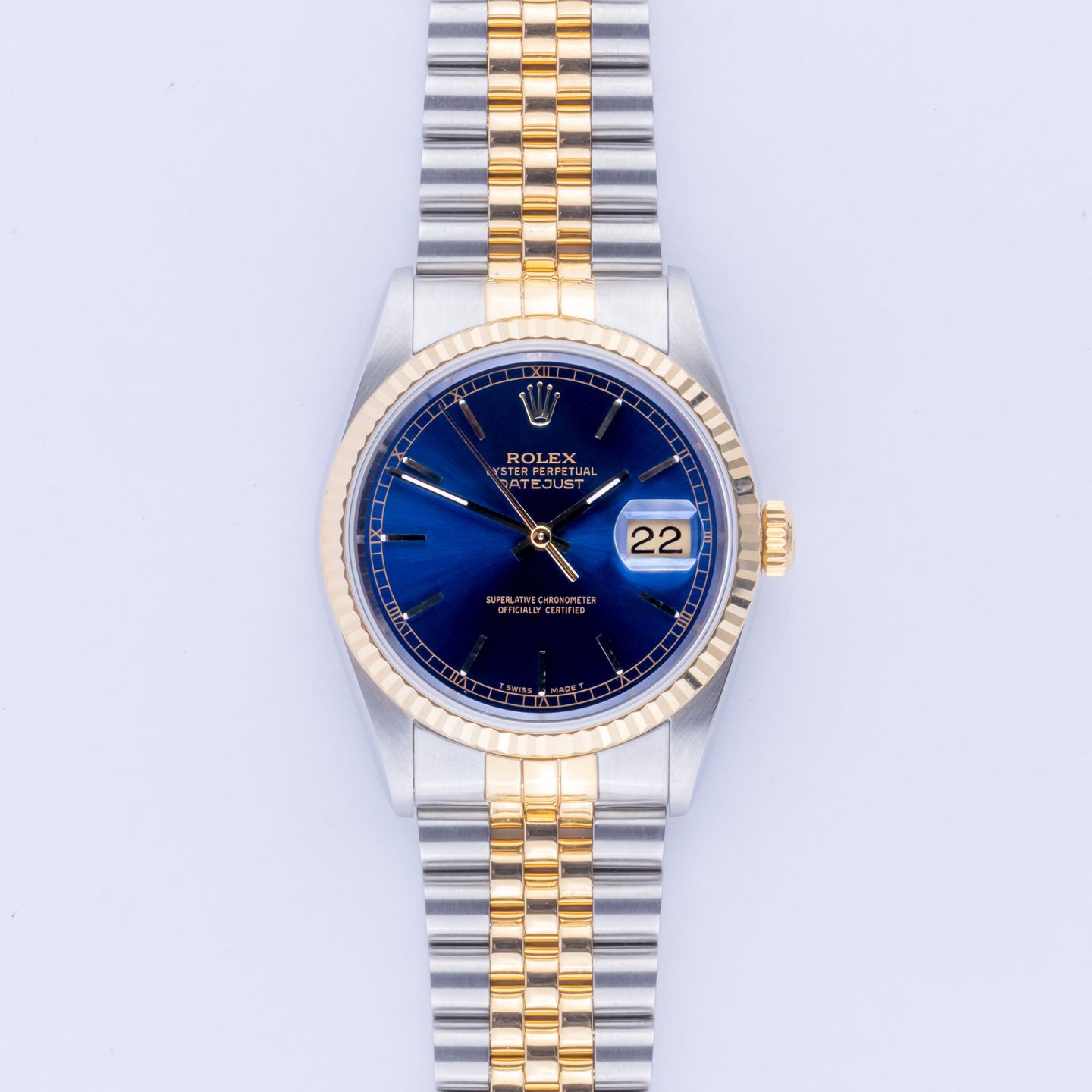 Rolex Datejust 36 16233 (1996) - 36 mm Gold/Steel case (3/7)