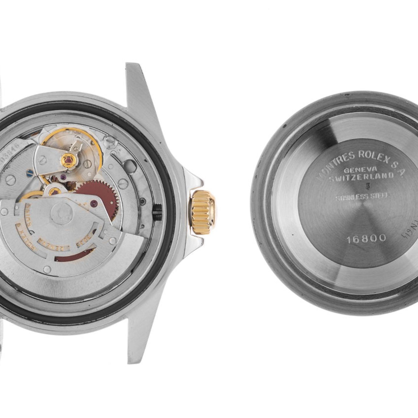 Rolex Submariner Date 16803 (1985) - Blue dial 40 mm Gold/Steel case (8/8)