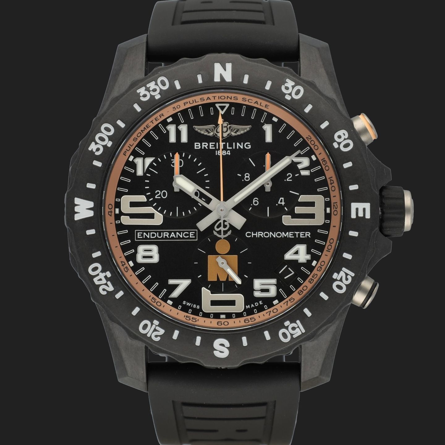 Breitling Endurance Pro X823101B1B1S1 (2024) - Zwart wijzerplaat 44mm Plastic (3/8)