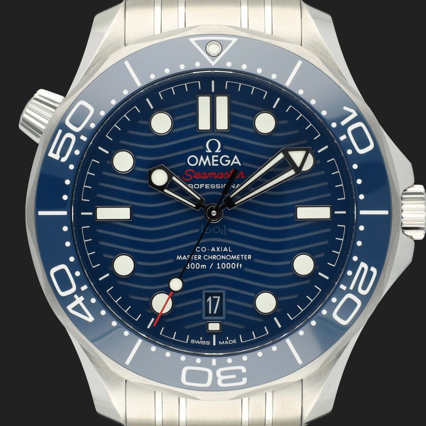 Omega Seamaster Diver 300 M 210.30.42.20.03.001 (2024) - Blue dial 42 mm Steel case (2/8)