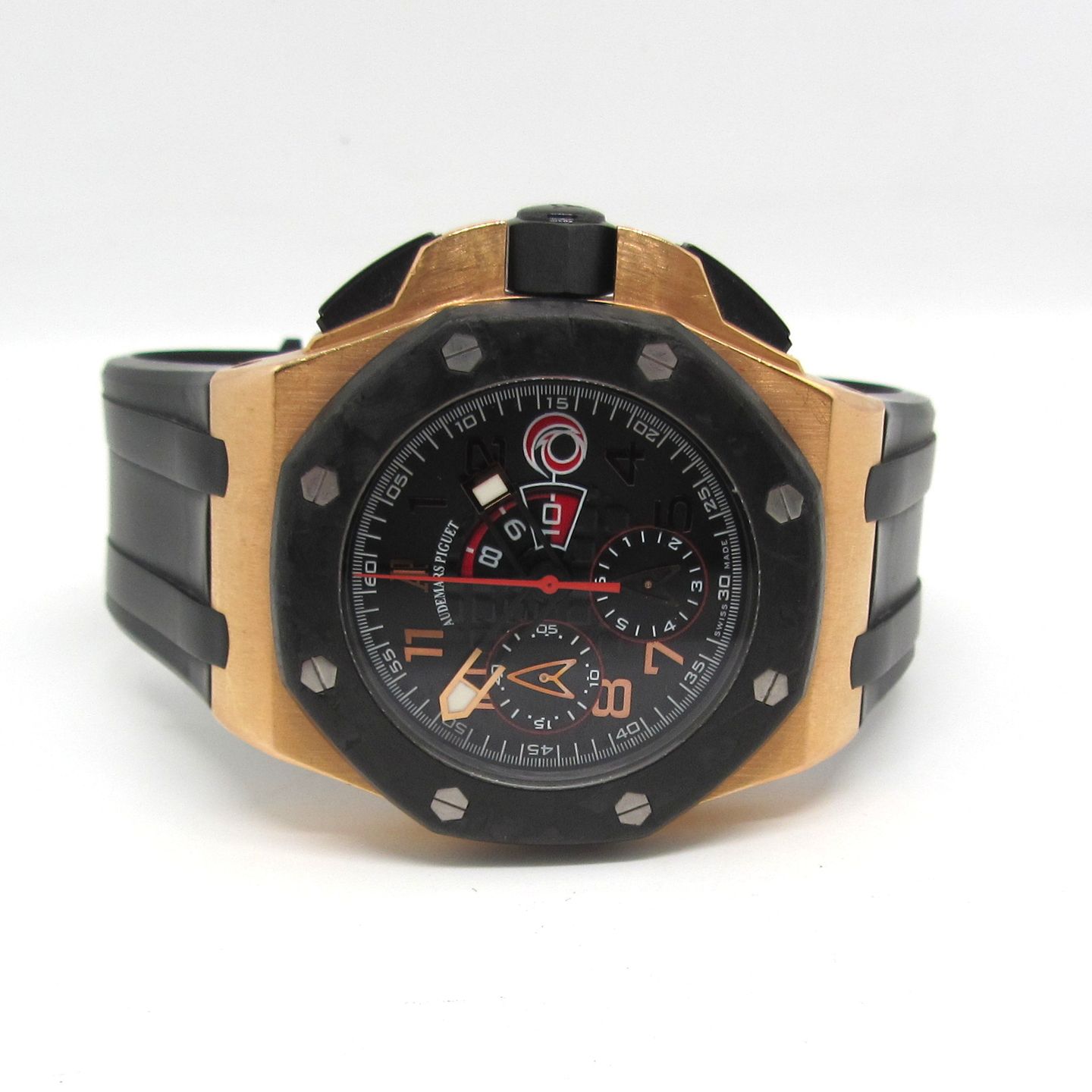 Audemars Piguet Royal Oak Offshore Chronograph 26062OR.OO.A002CA.01 (2007) - Black dial 44 mm Rose Gold case (2/6)