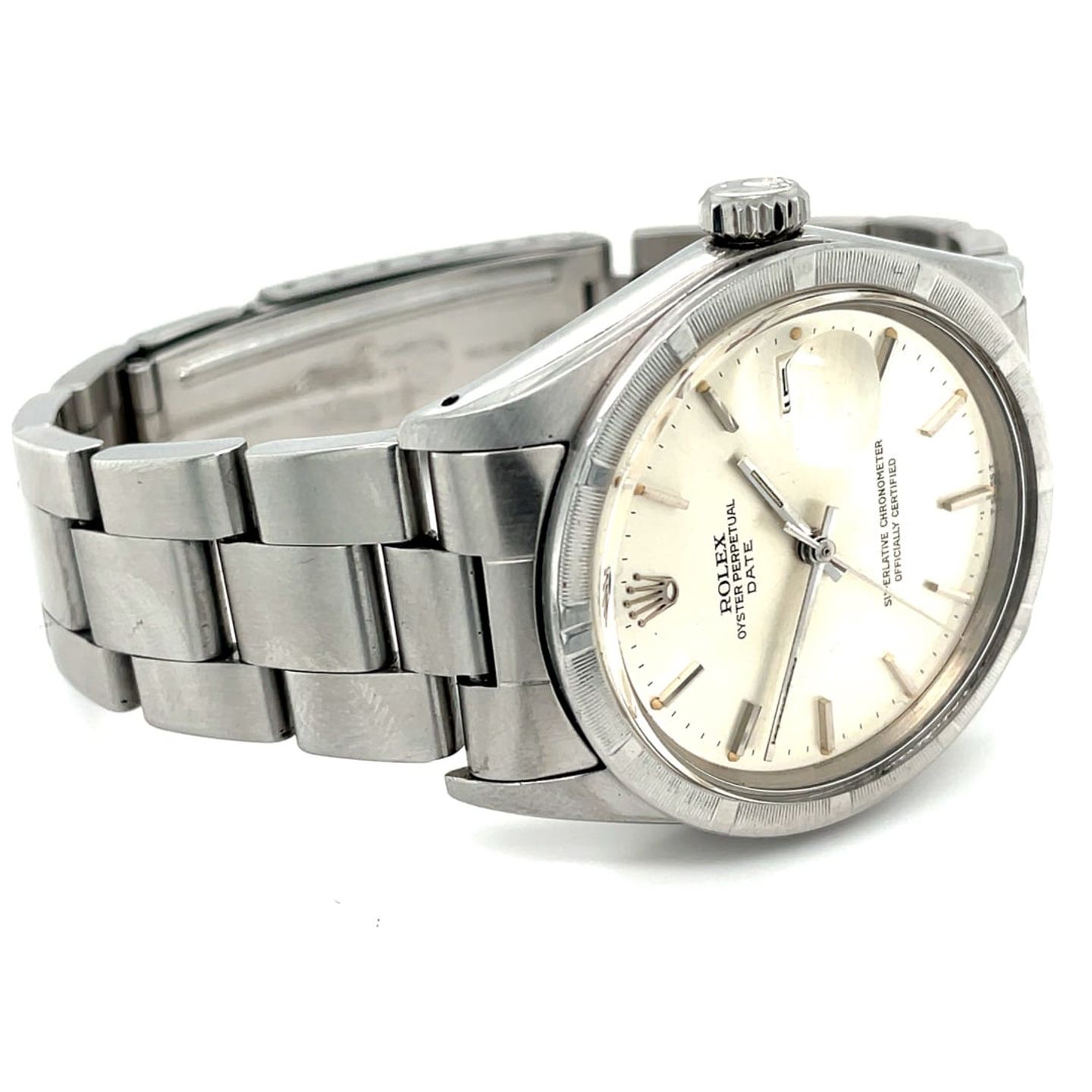 Rolex Oyster Perpetual Date 1501 (1970) - Silver dial 34 mm Steel case (3/8)