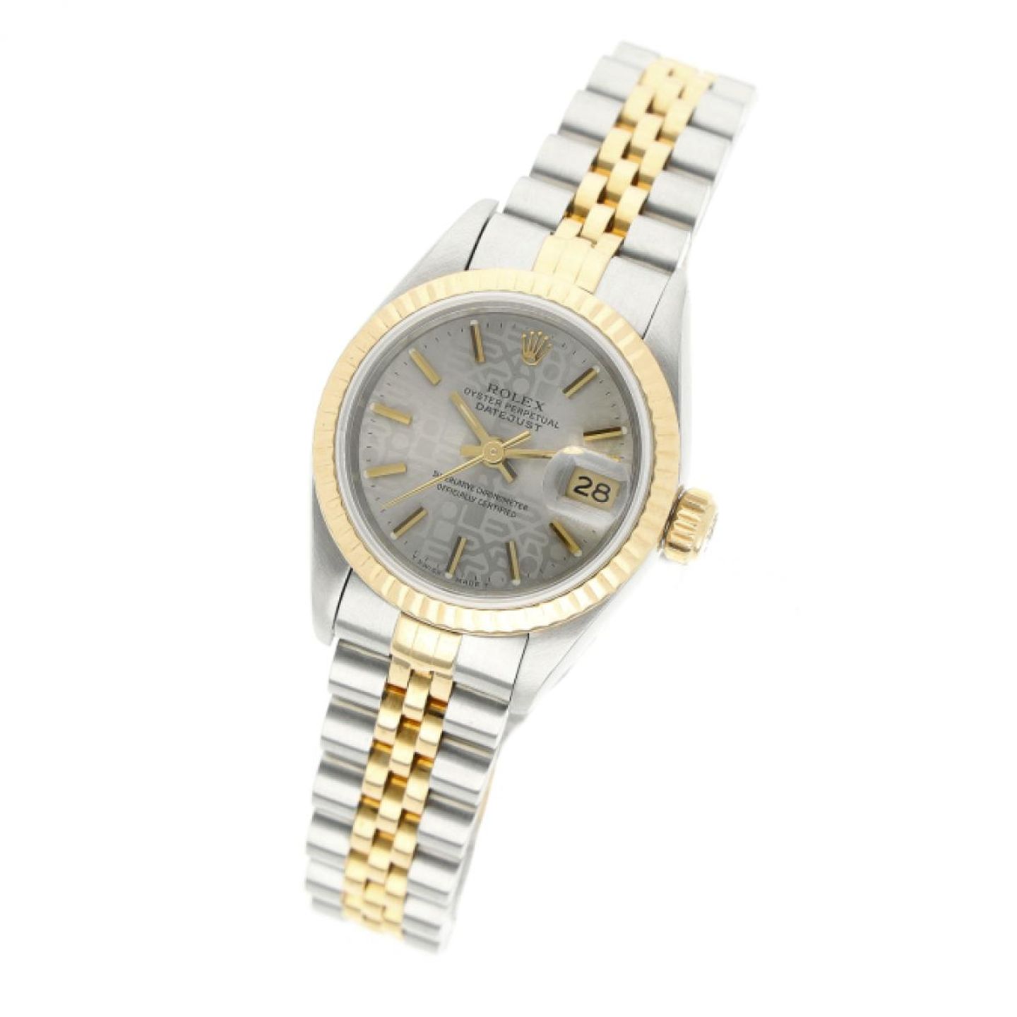 Rolex Lady-Datejust 69173 (1994) - Zilver wijzerplaat 26mm Goud/Staal (3/5)