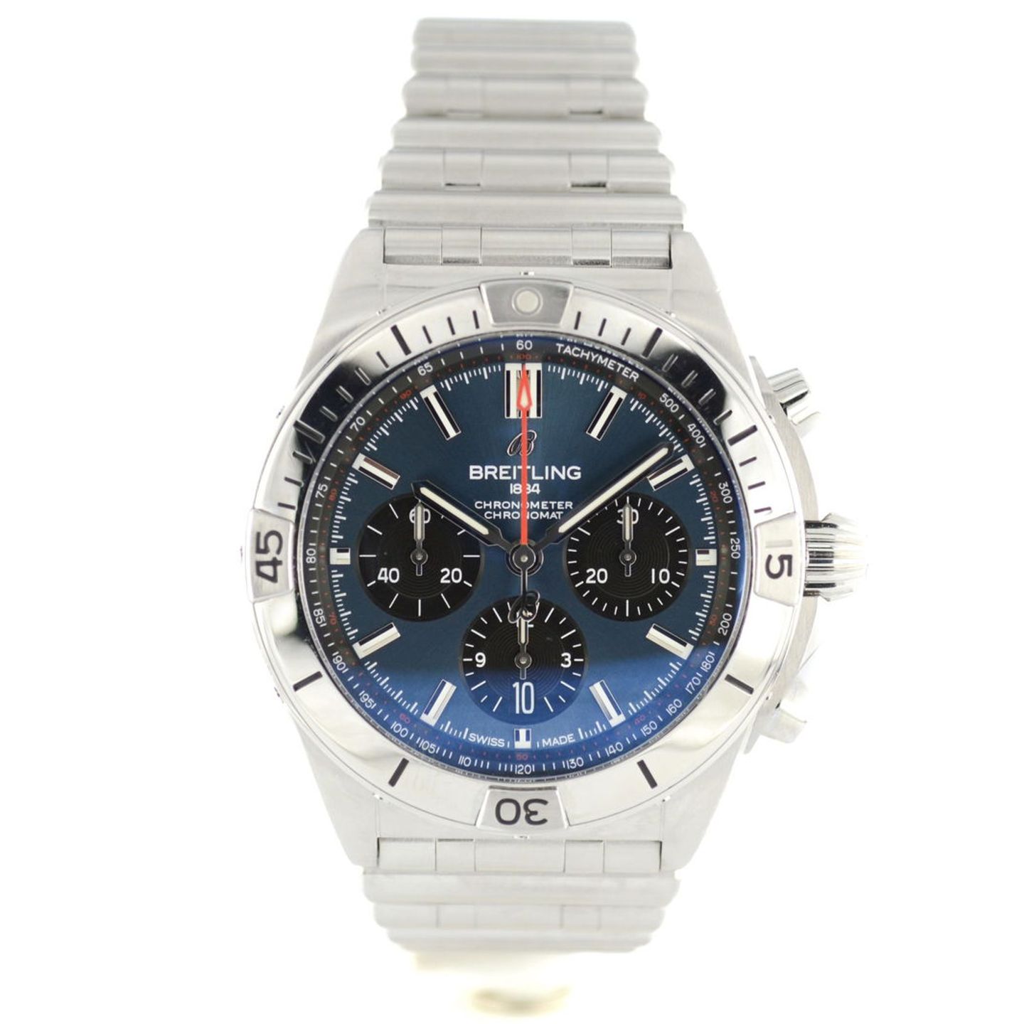 Breitling Chronomat 42 AB0134101C1A1 (2022) - Blue dial 42 mm Steel case (1/7)