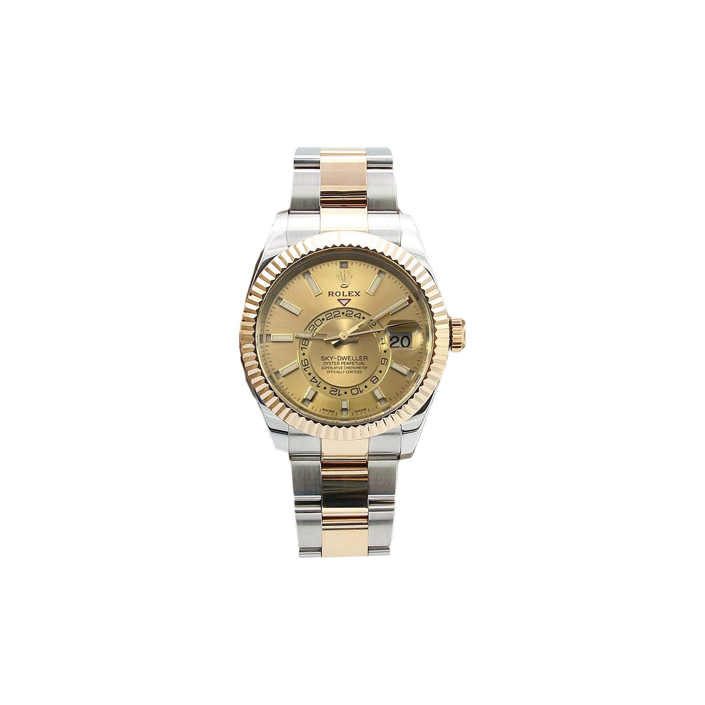 Rolex Sky-Dweller 326933 (Unknown (random serial)) - 42 mm Gold/Steel case (1/7)