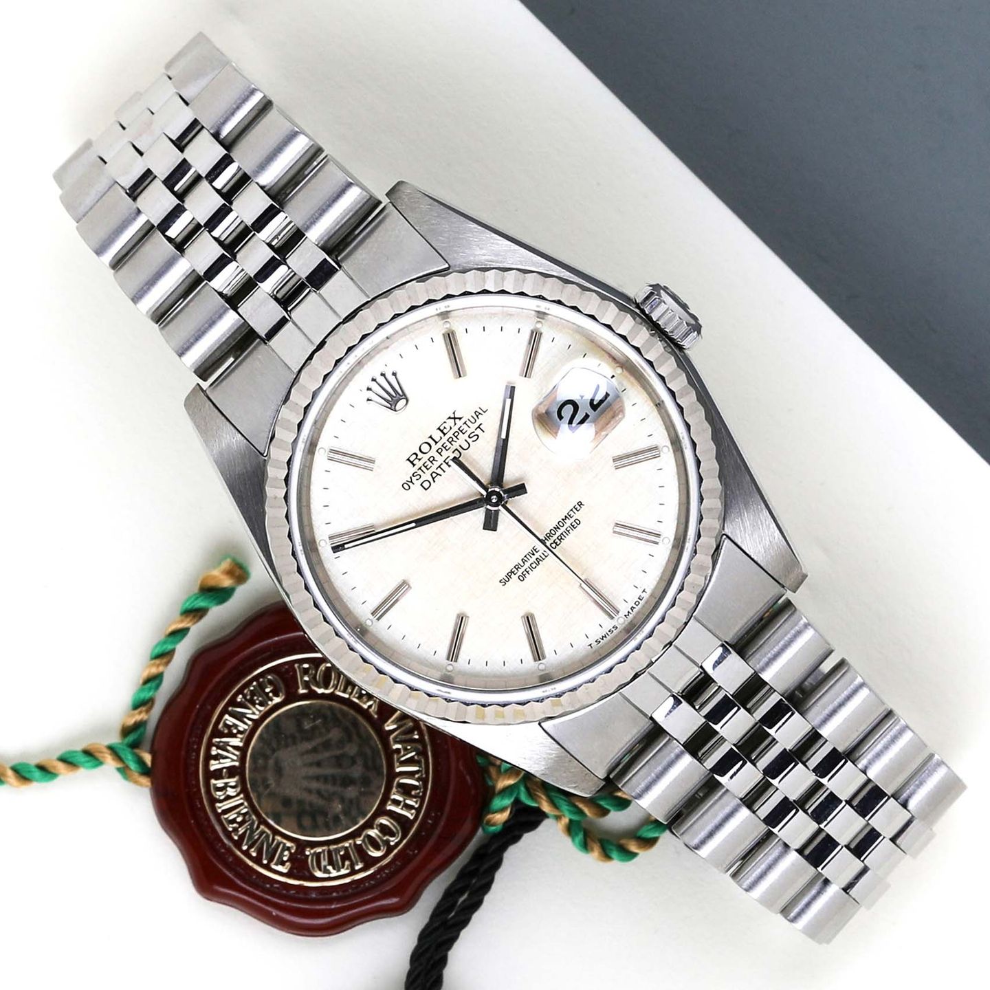 Rolex Datejust 36 16234 (1990) - 36mm Staal (1/8)