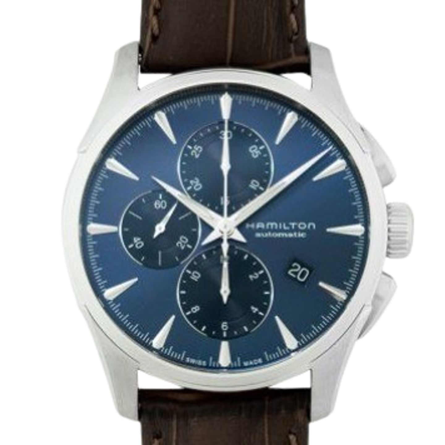 Hamilton Jazzmaster Auto Chrono H32586541 (2024) - Blue dial 42 mm Steel case (1/1)