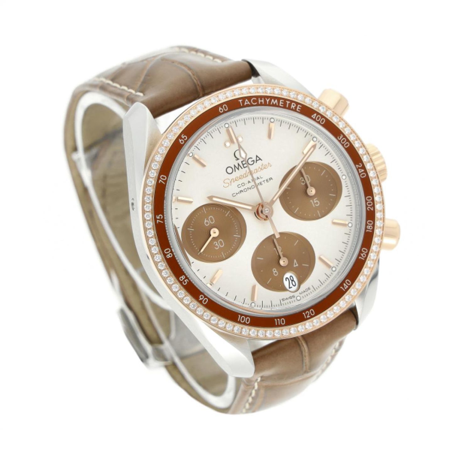 Omega Speedmaster 324.28.38.50.02.002 (2021) - Beige wijzerplaat 38mm Staal (3/5)