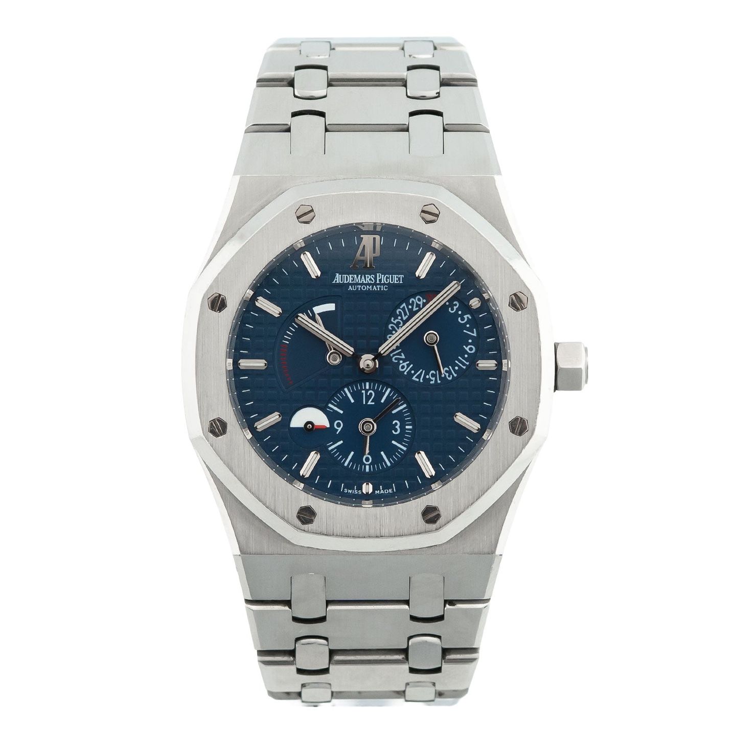 Audemars Piguet Royal Oak Dual Time 26120ST.OO.1220ST.02 (2014) - Blue dial 39 mm Steel case (1/5)
