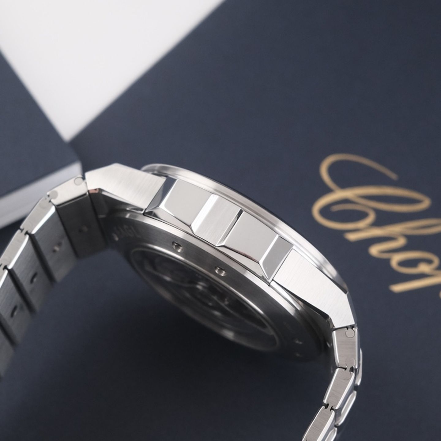 Chopard Alpine Eagle 298609-3001 (2021) - Blue dial 44 mm Steel case (8/8)