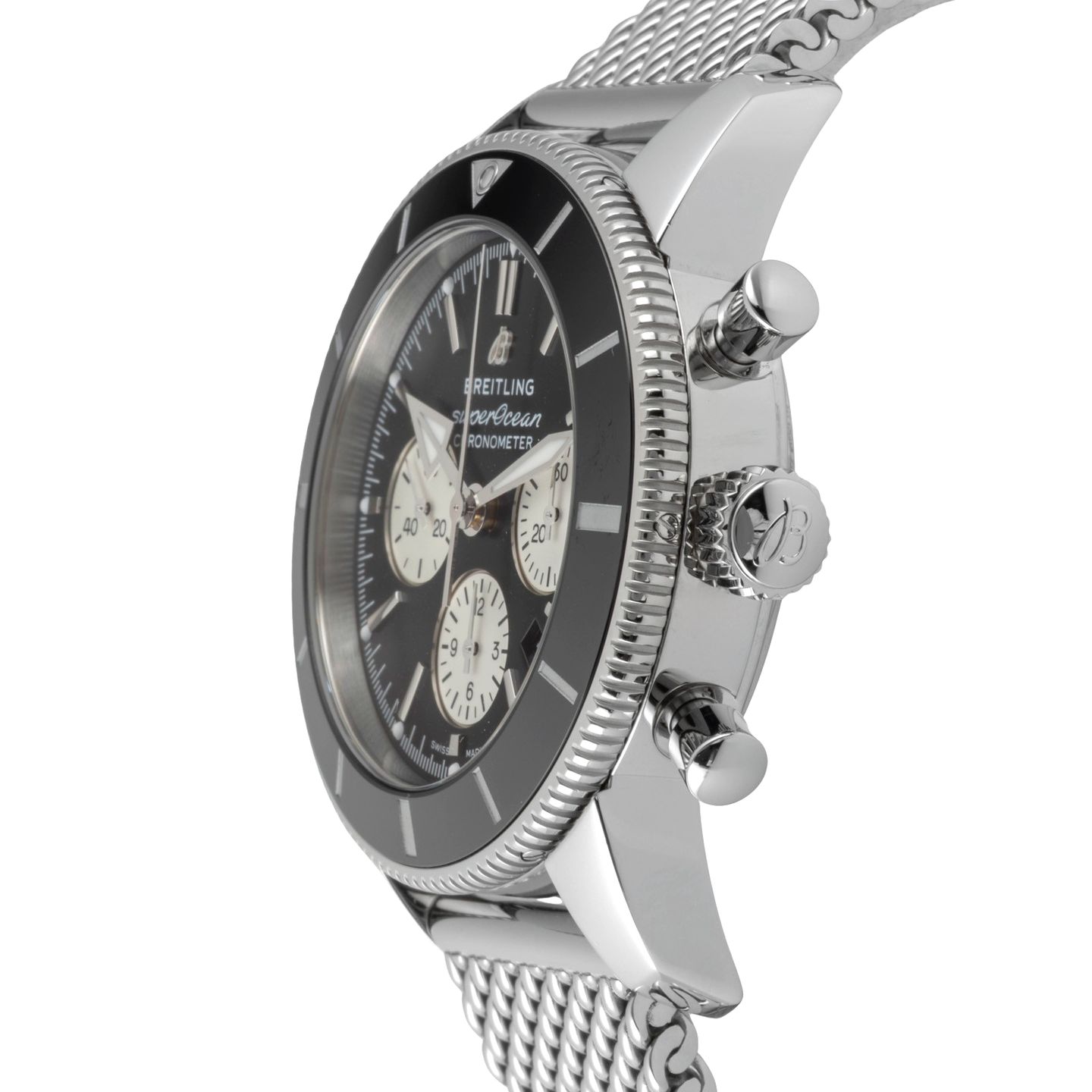 Breitling Superocean Heritage II Chronograph AB0162121B1A1 (Unknown (random serial)) - Black dial 44 mm Steel case (6/8)