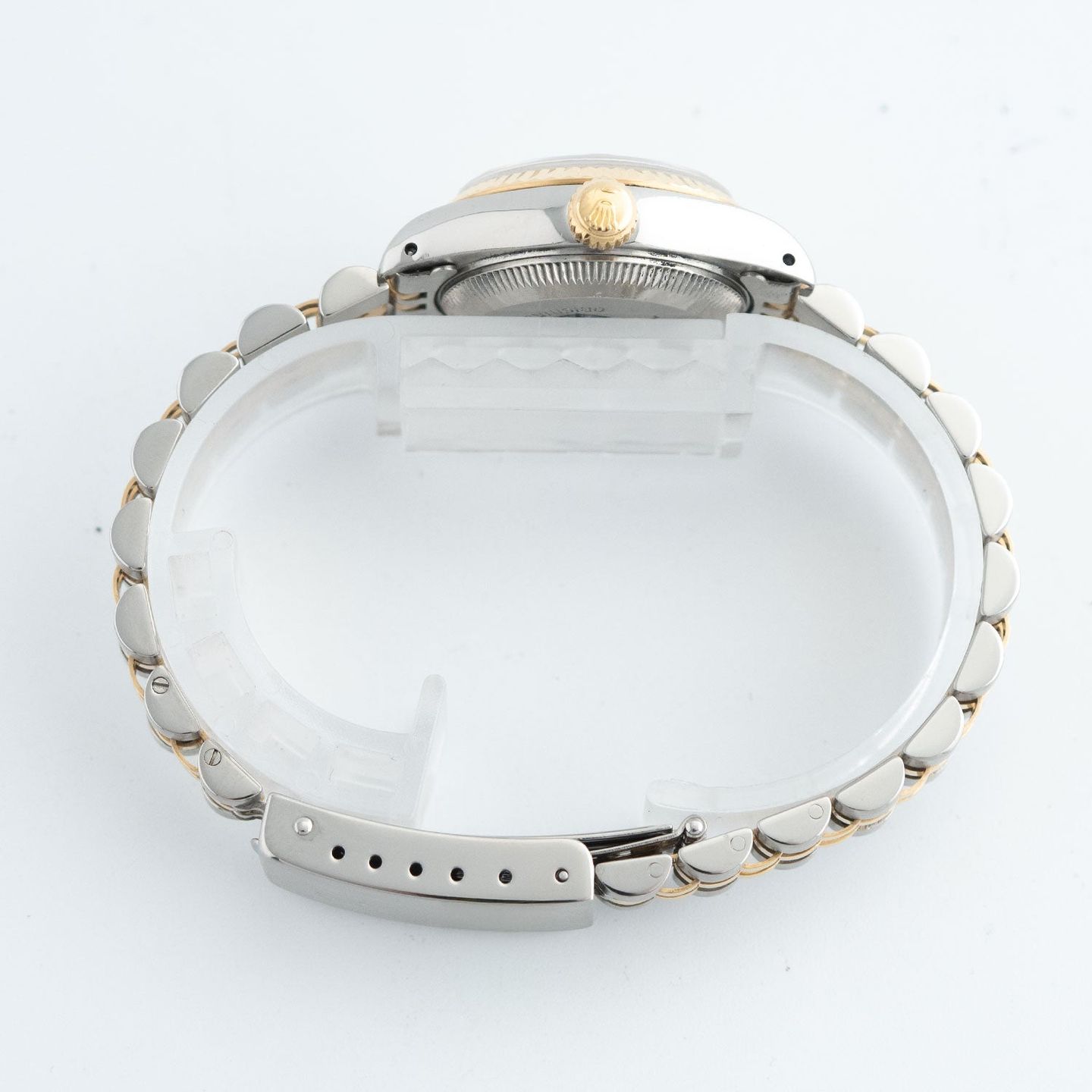 Rolex Lady-Datejust 69173 (1981) - Champagne dial 26 mm Gold/Steel case (4/5)