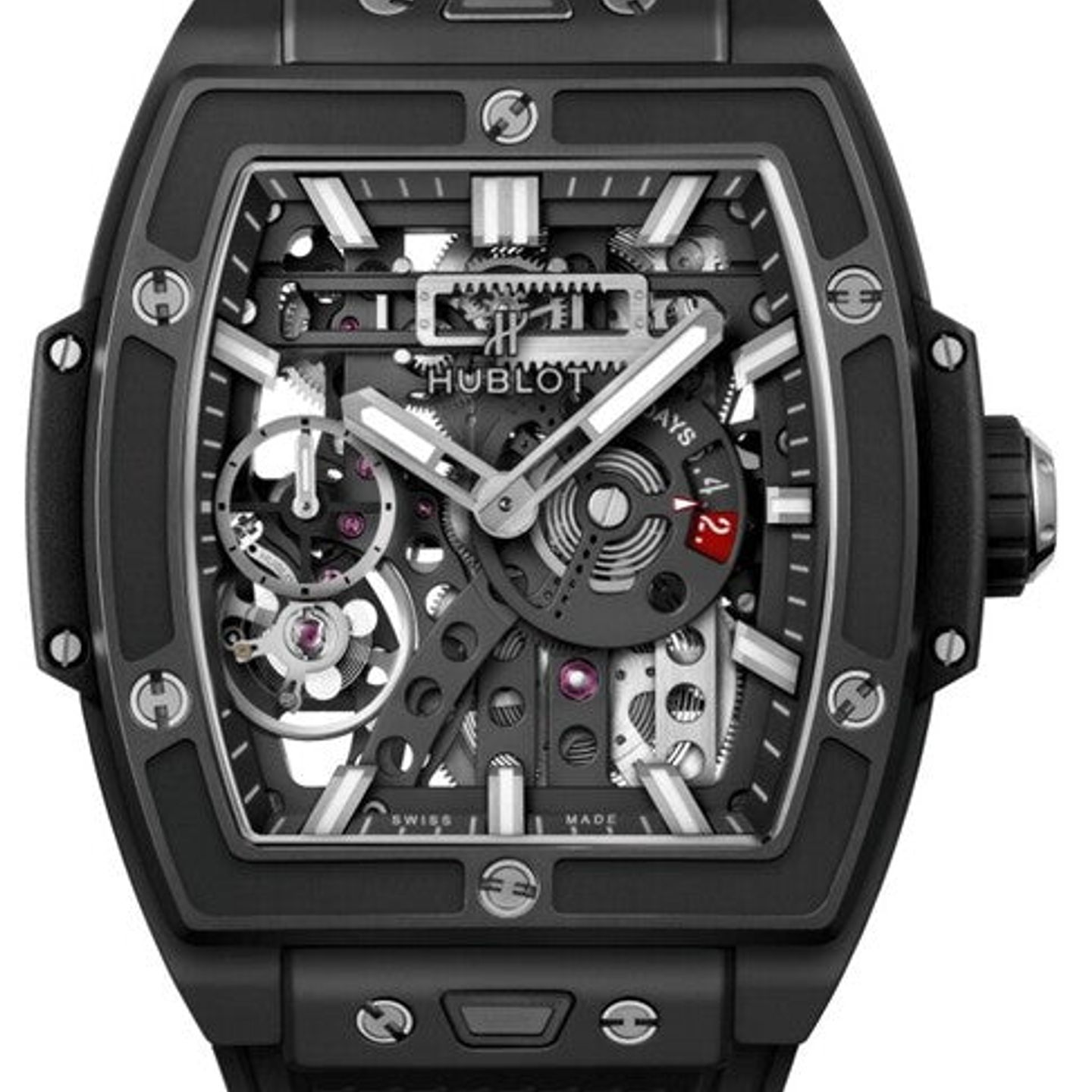 Hublot Spirit of Big Bang Meca-10 614.CI.1170.RX (2026) - Transparant wijzerplaat 45mm Keramiek (1/1)