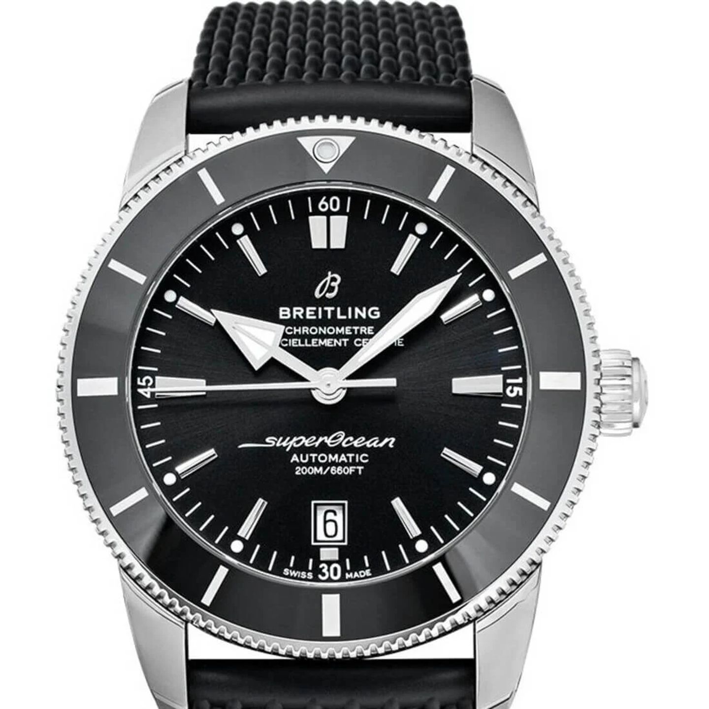 Breitling Superocean Heritage AB2030121B1S1 (2023) - Zwart wijzerplaat 44mm Staal (2/2)