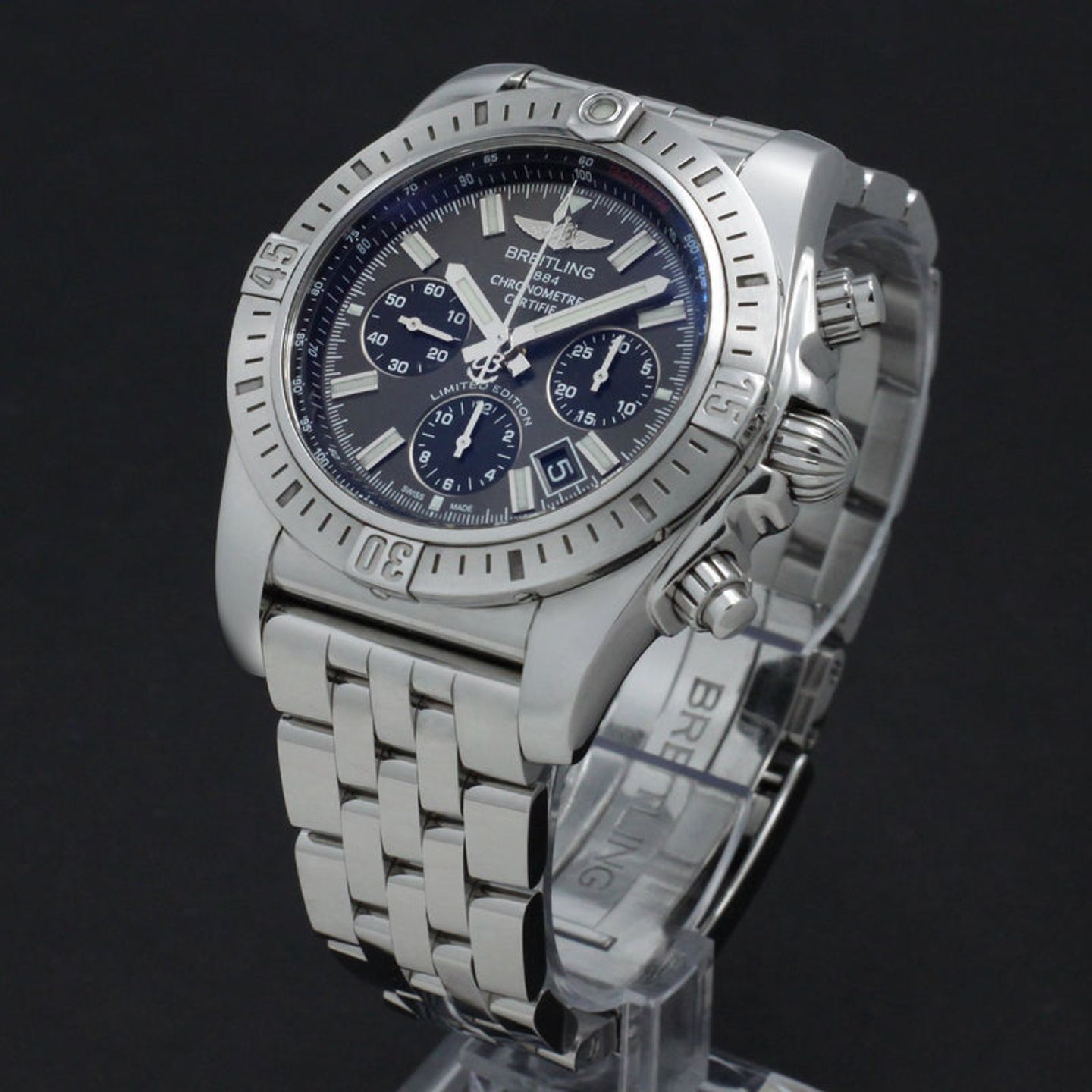 Breitling Chronomat 44 AB0115 (2019) - Grijs wijzerplaat 44mm Staal (5/7)