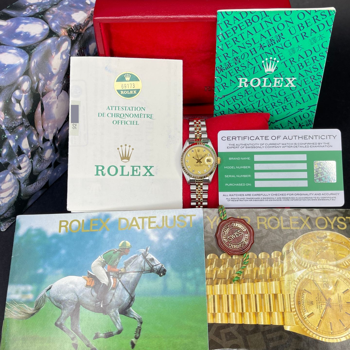 Rolex Lady-Datejust 69173 (1986) - 26mm Goud/Staal (2/8)