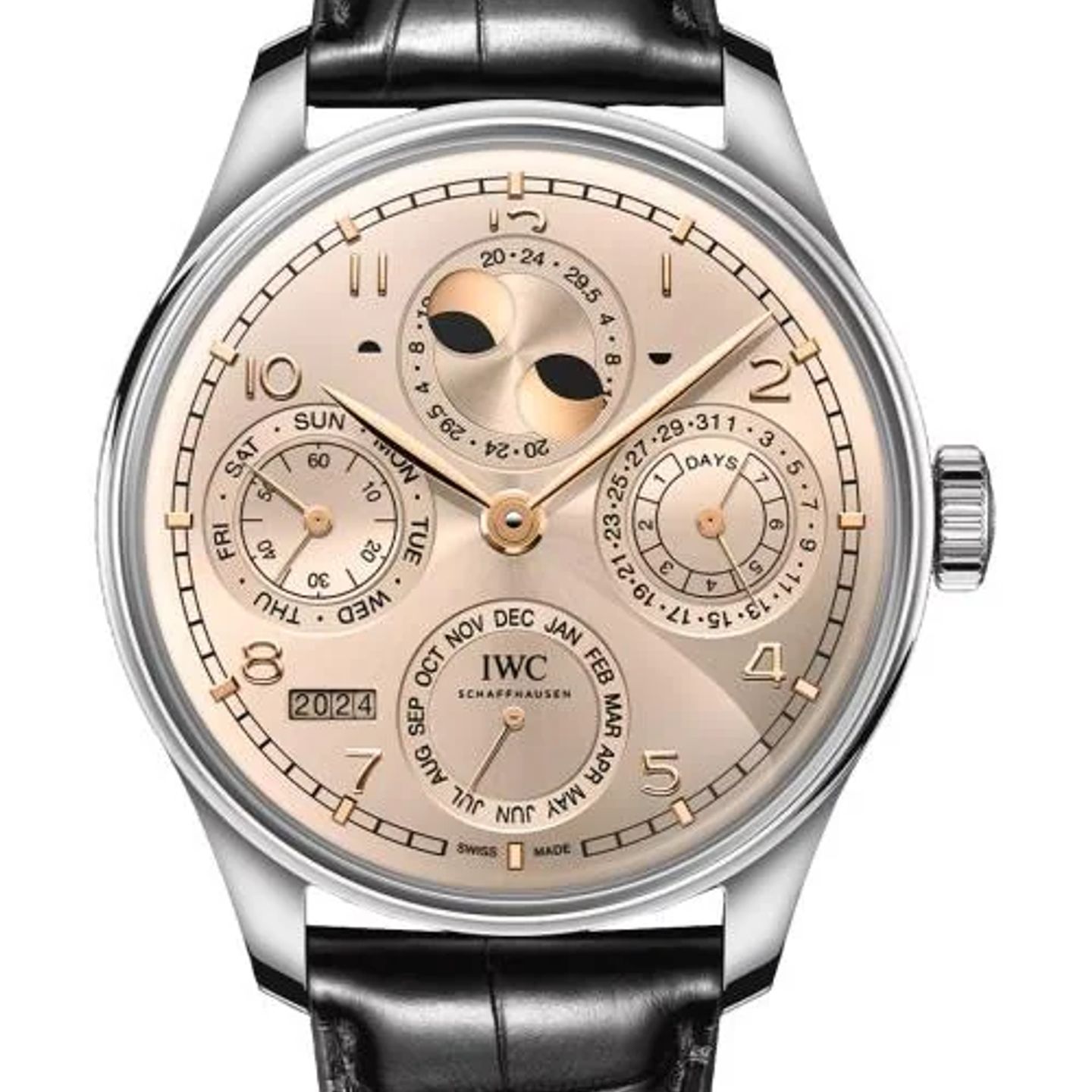 IWC Portuguese Perpetual Calendar IW503704 (2026) - Blue dial 44 mm White Gold case (1/1)