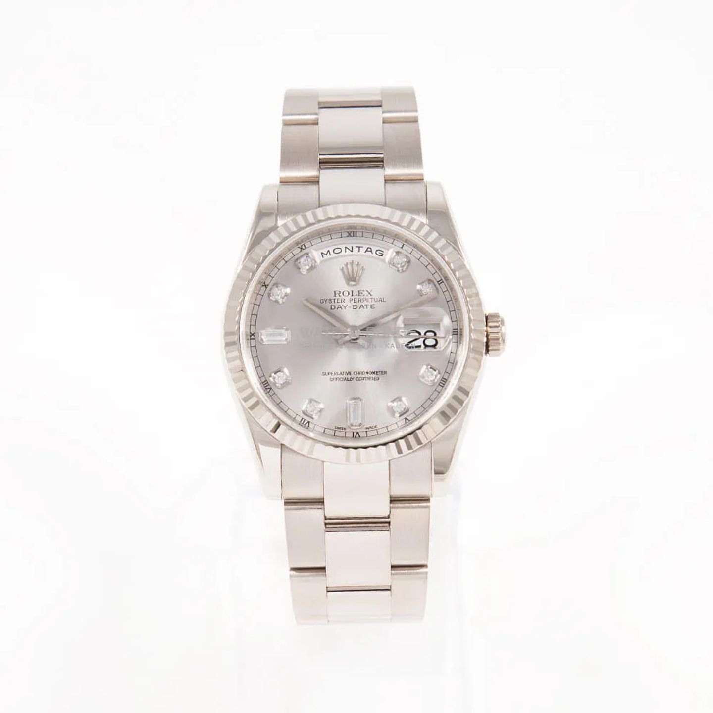 Rolex Day-Date 36 118239 (2007) - 36 mm White Gold case (3/8)