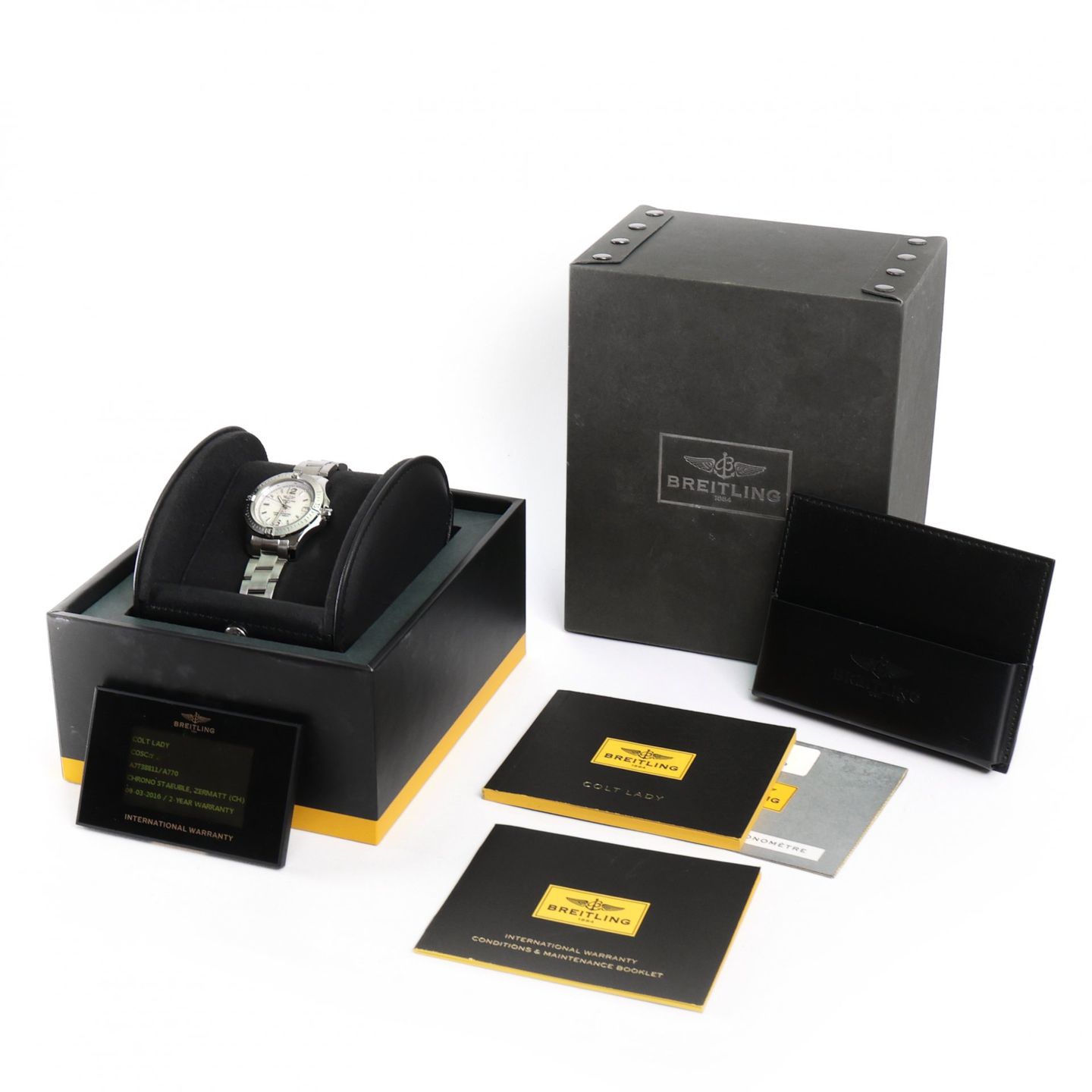 Breitling Colt Lady A7738811 (2016) - Black dial 33 mm Steel case (6/6)