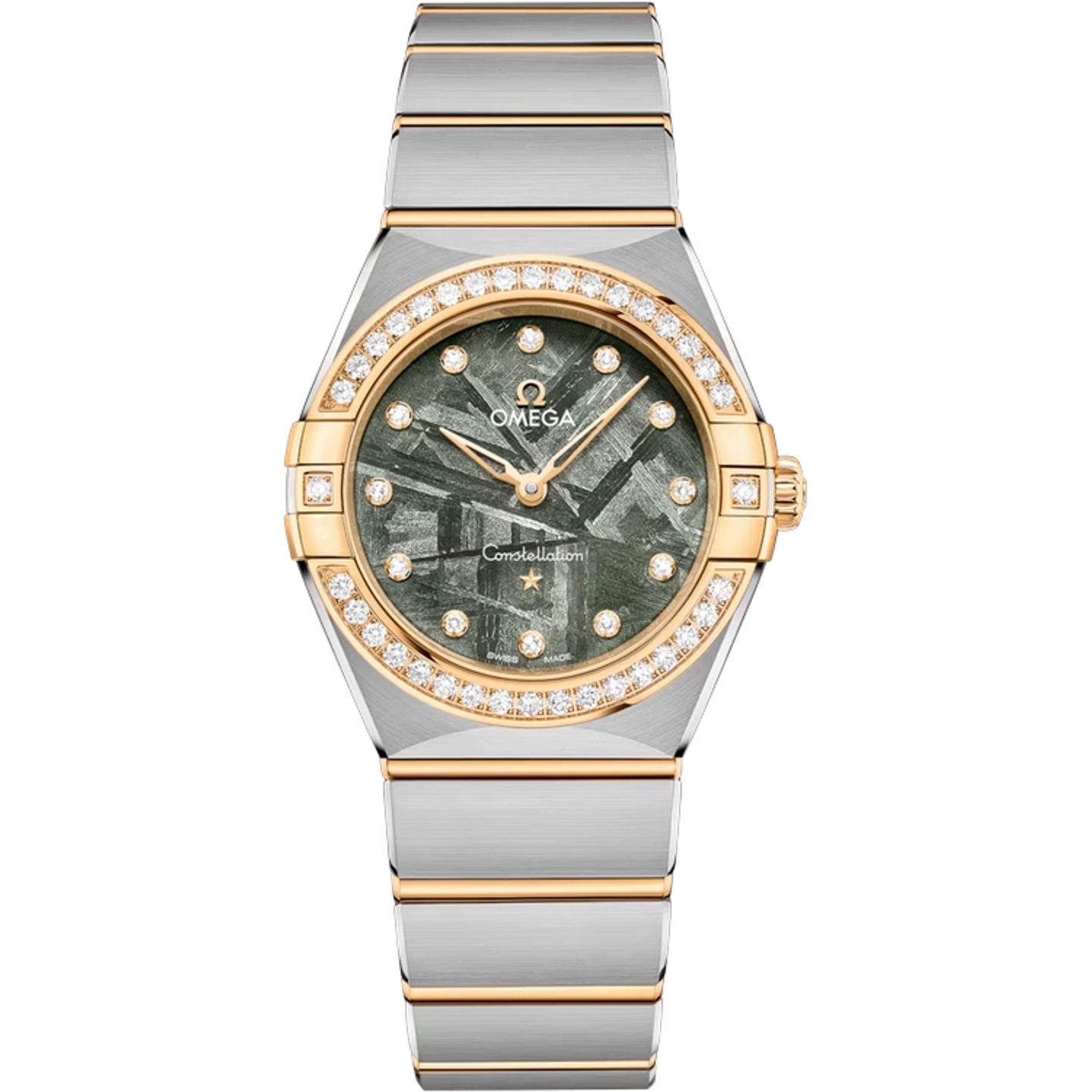 Omega Constellation Ladies 131.25.28.60.99.002 (2025) - Groen wijzerplaat 28mm Goud/Staal (1/1)