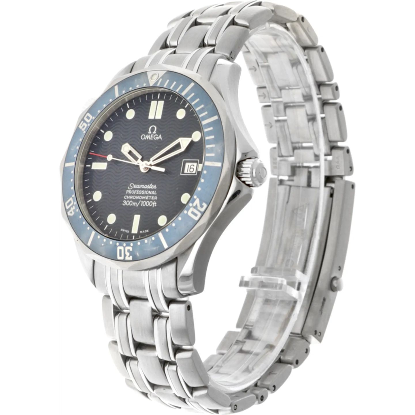 Omega Seamaster Diver 300 M 2531.80.00 (2001) - Blauw wijzerplaat 41mm Staal (2/4)