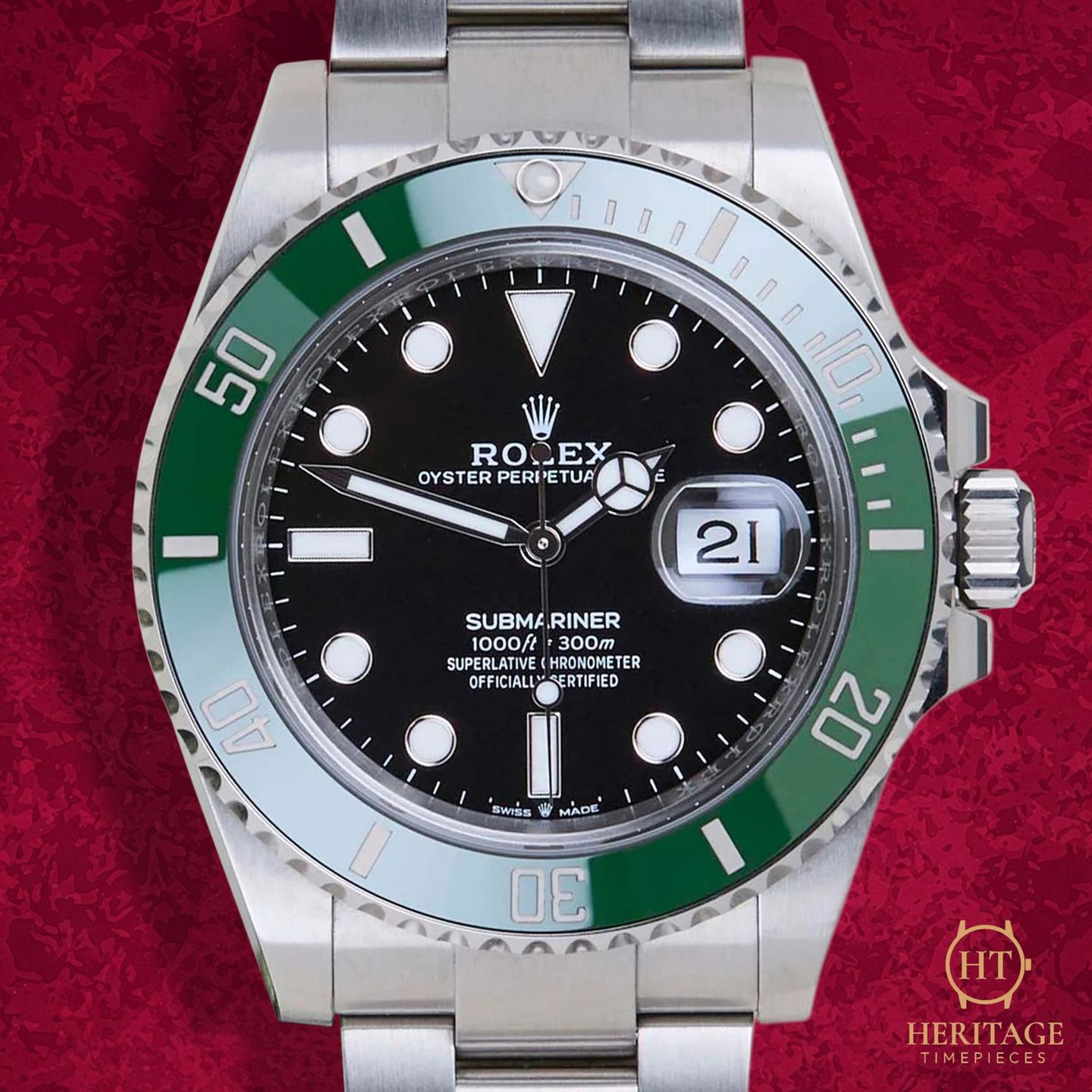Rolex Submariner Date 126610LV (2025) - Zwart wijzerplaat 41mm Staal (1/8)