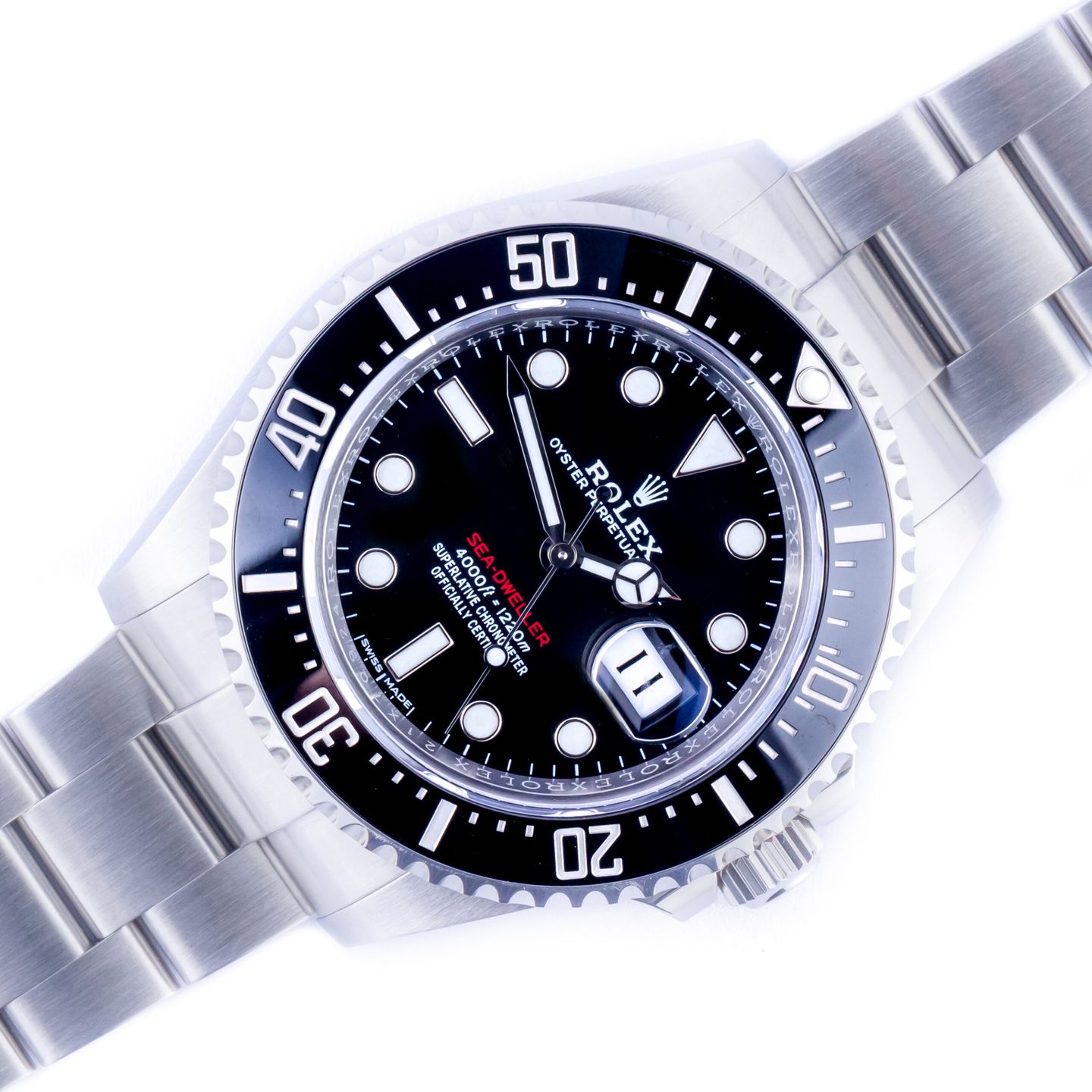 Rolex Sea-Dweller 126600 (2021) - Zwart wijzerplaat 43mm Staal (1/8)