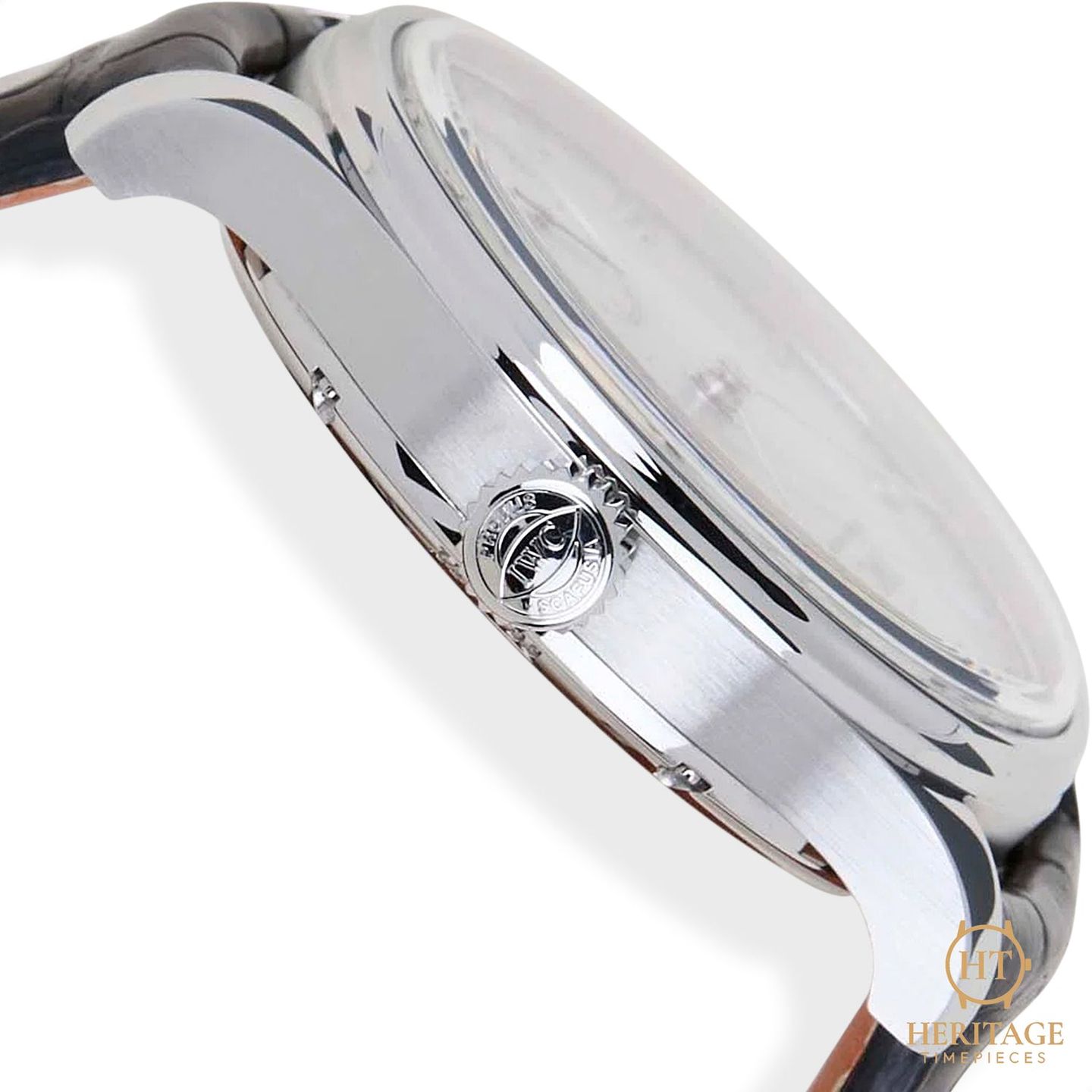 IWC Portuguese Hand-Wound IW510203 (Unknown (random serial)) - White dial 43 mm Steel case (7/8)