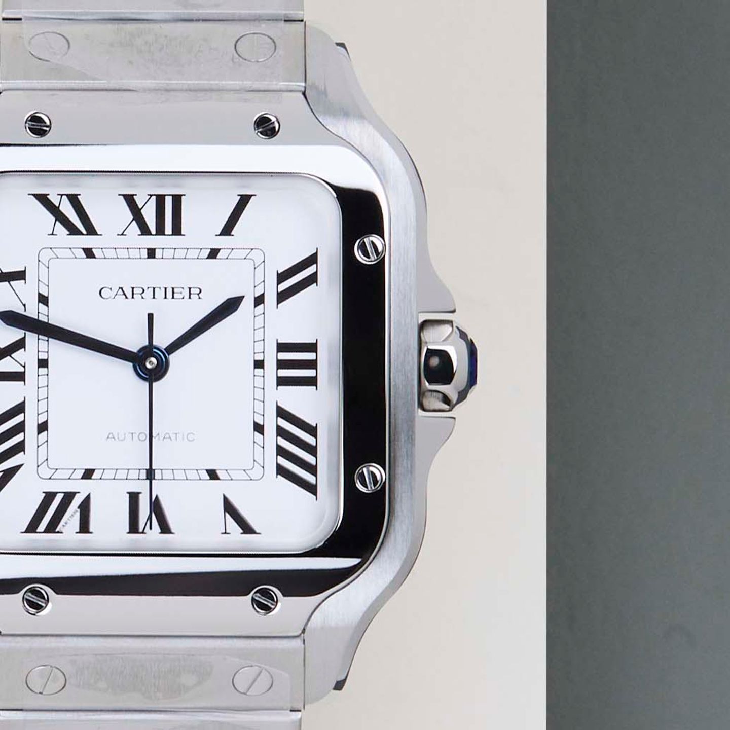 Cartier Santos WSSA0029 (2026) - Silver dial 35 mm Steel case (5/8)