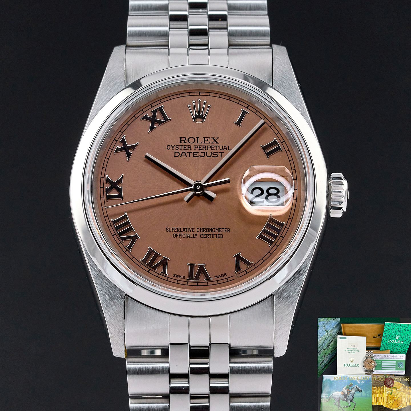 Rolex Datejust 36 16200 (1999) - 36mm Staal (1/7)