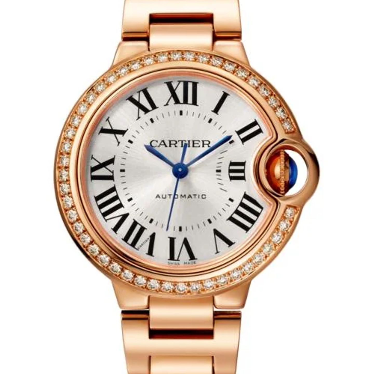 Cartier Ballon Bleu 33mm WJBB0063 (2026) - Silver dial 33 mm Rose Gold case (1/1)
