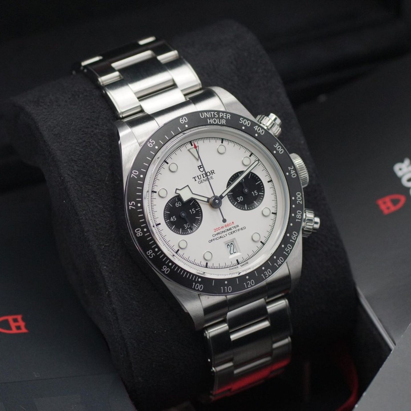 Tudor Black Bay Chrono 79360N (2021) - White dial 41 mm Steel case (1/8)