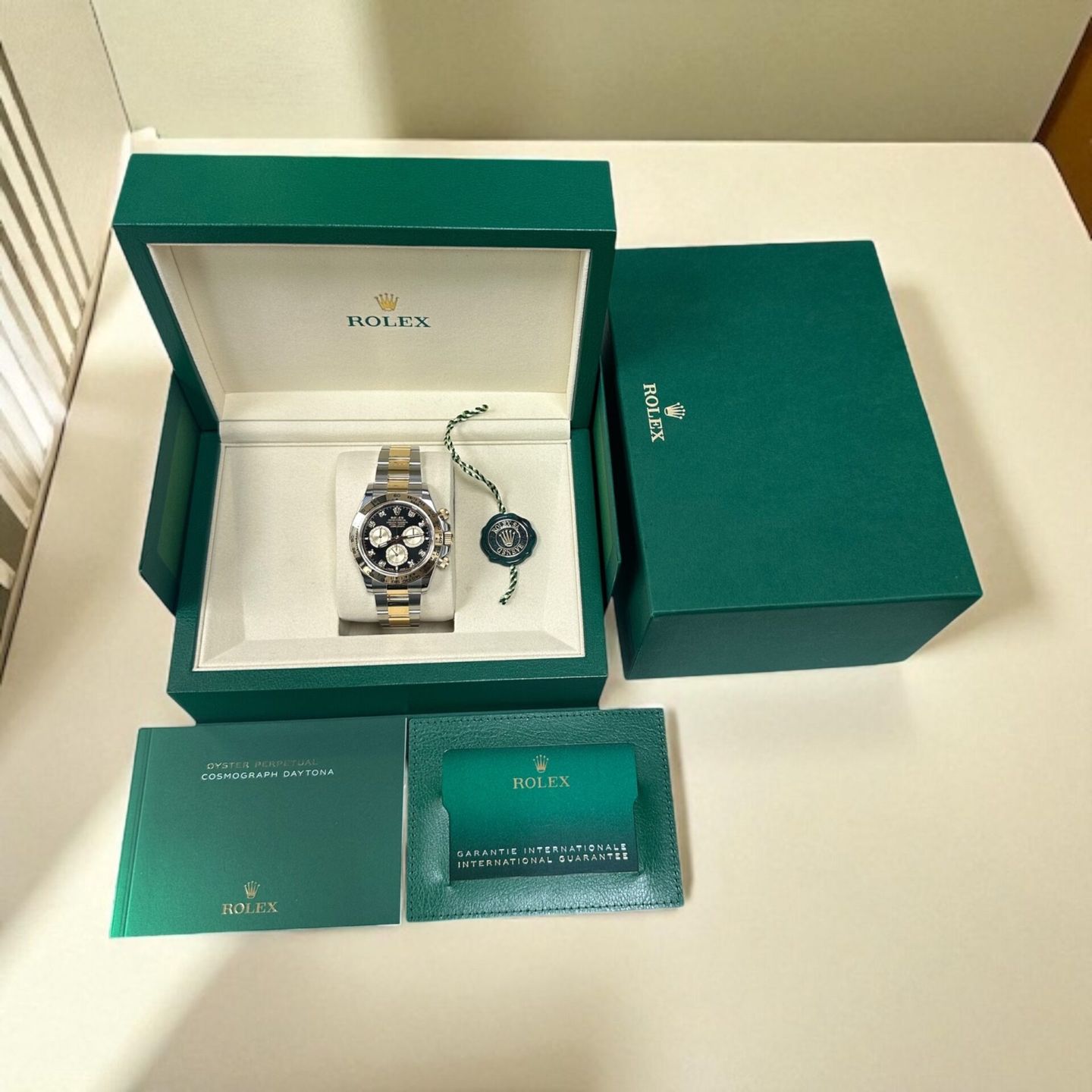 Rolex Daytona 126503 (2023) - Zwart wijzerplaat 40mm Goud/Staal (8/8)