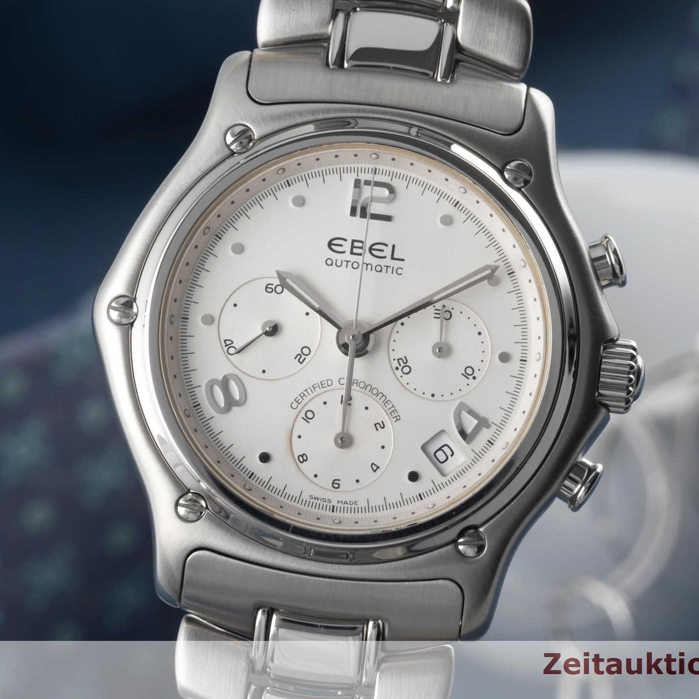 Ebel Le Modulor 9137240 (Unknown (random serial)) - Silver dial 40 mm Steel case (3/8)