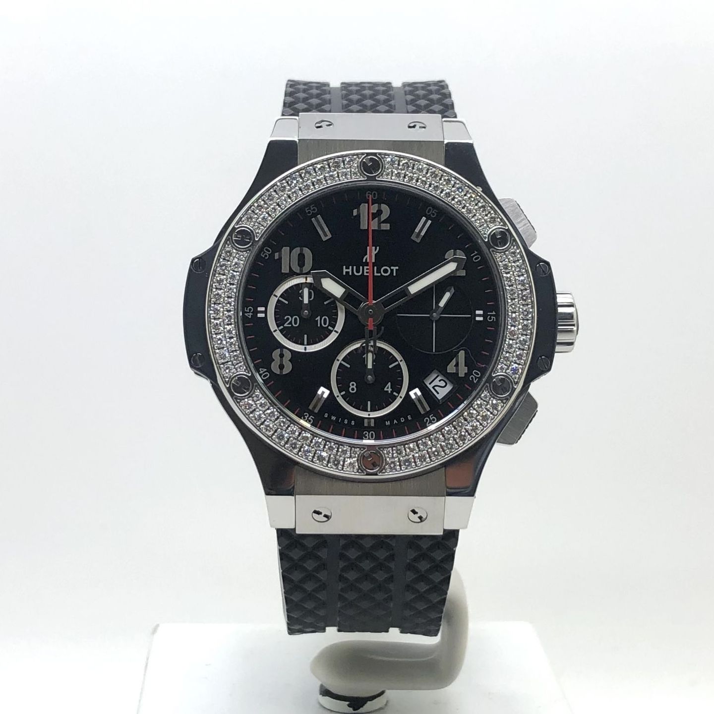 Hublot Big Bang 41 mm 341.SX.130.RX.114 (Unknown (random serial)) - Black dial 41 mm Steel case (1/8)